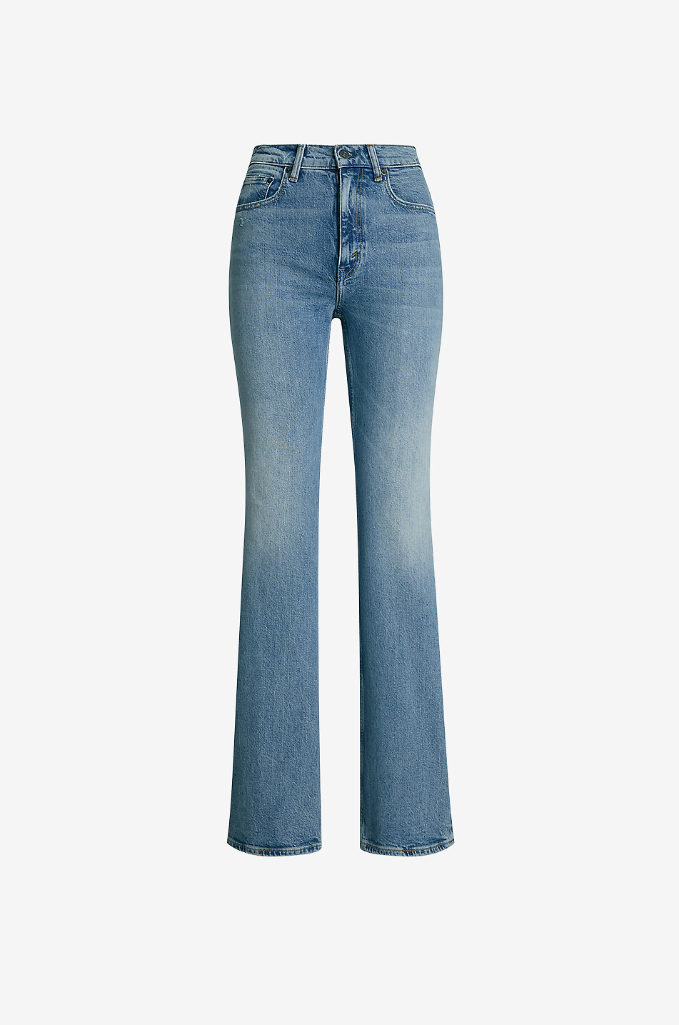 POLO RALPH LAUREN Jean bootcut taille haute Bruini Wash Femme BLEU 1