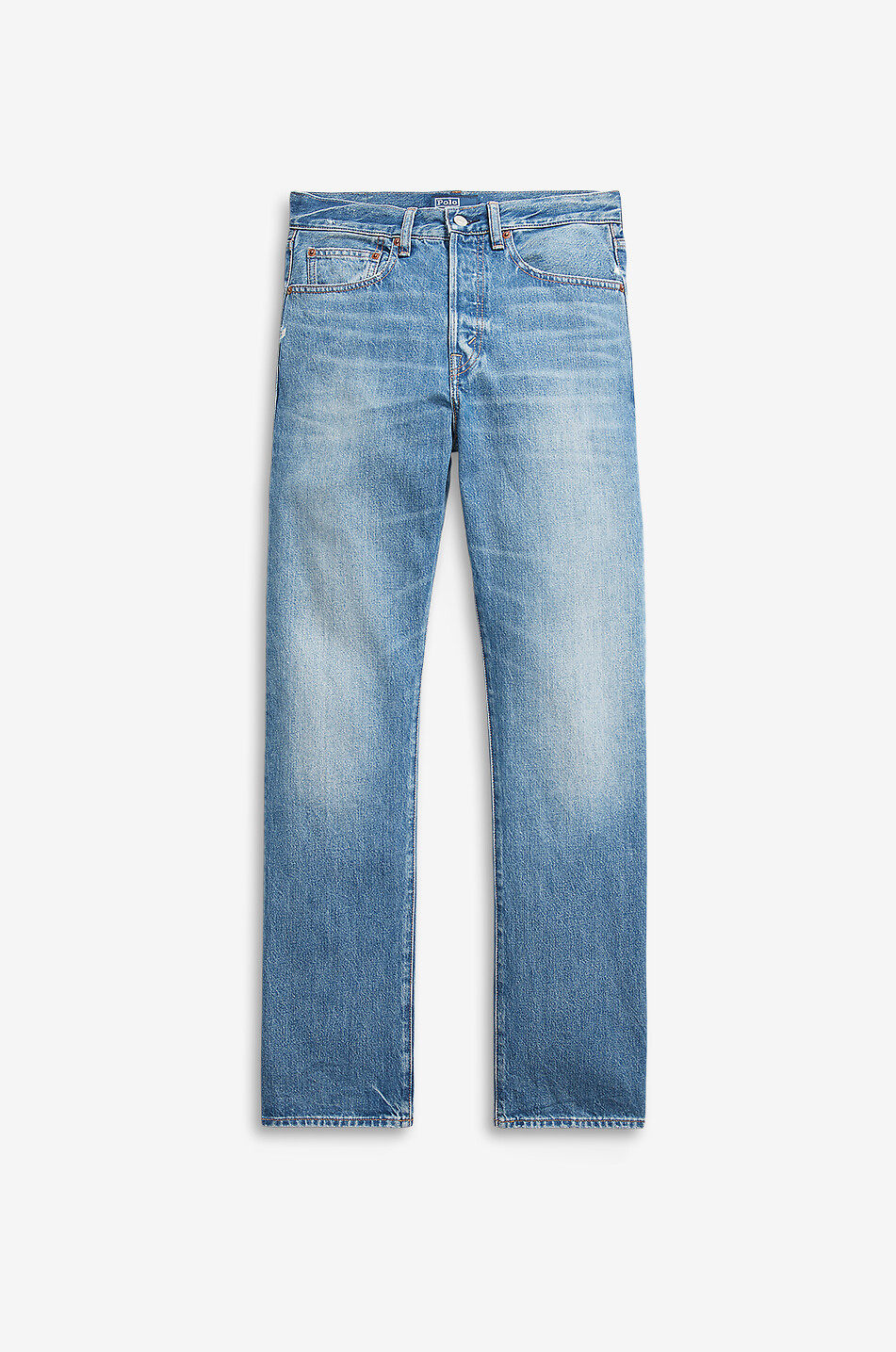 Jean vieilli décontracté taille haute Lebec Wash