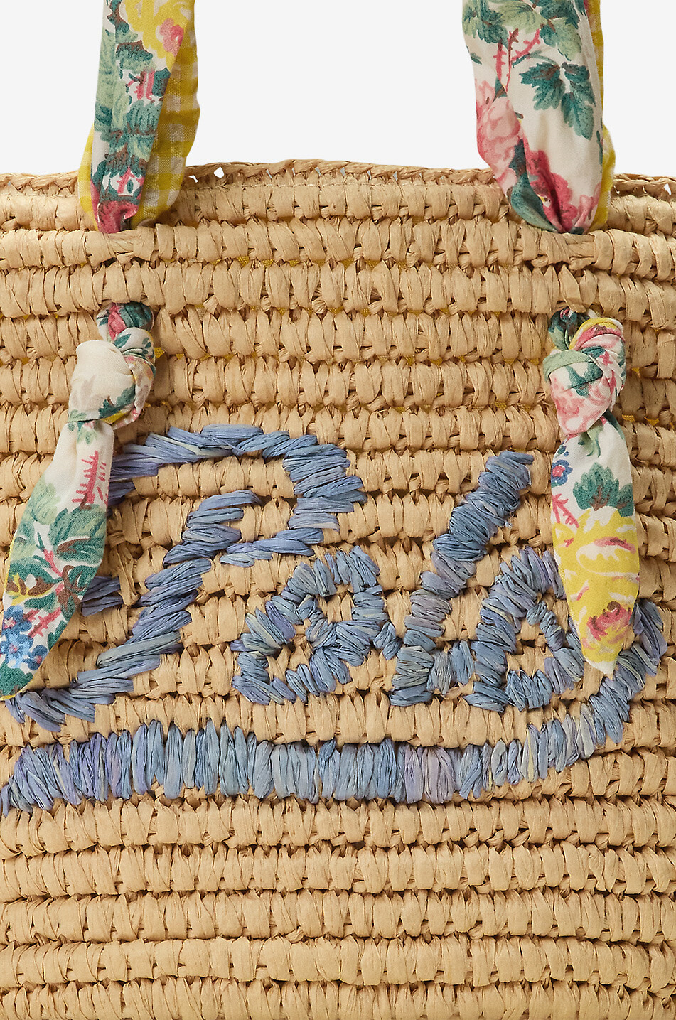 Mädchen-Shopper aus Bast Madras RL