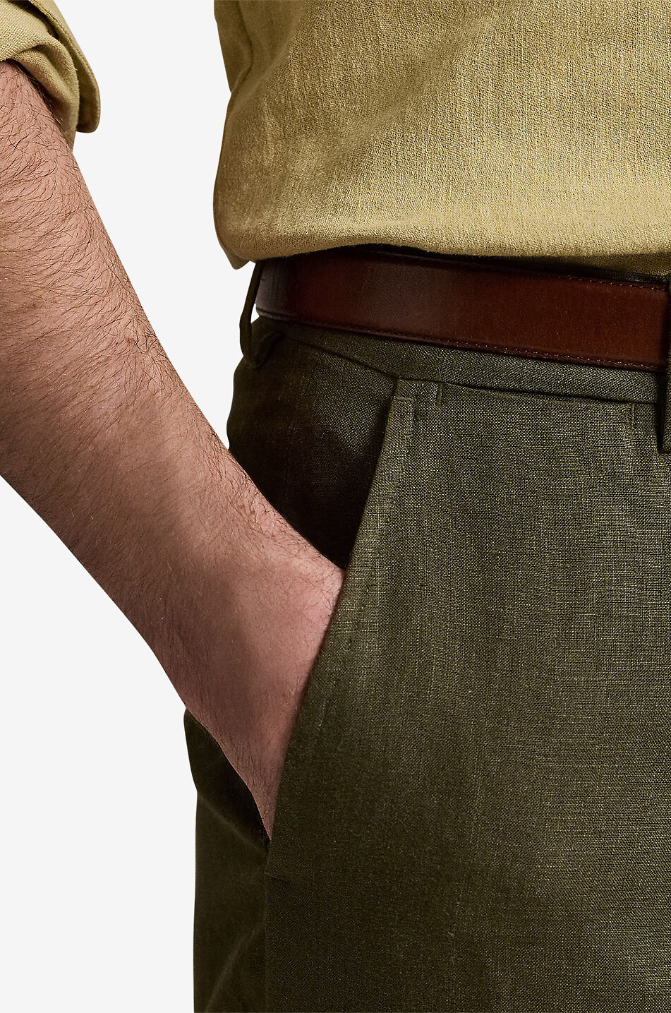 POLO RALPH LAUREN Anzugshose aus Leinen Herren GRÜN 5