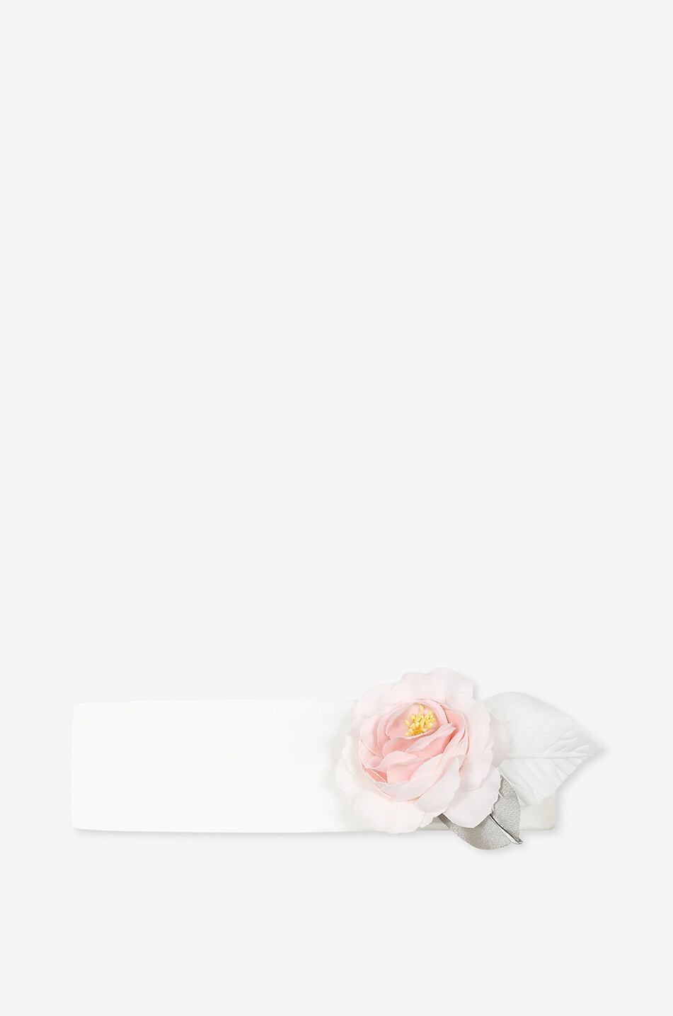 Baby headband with rose application
