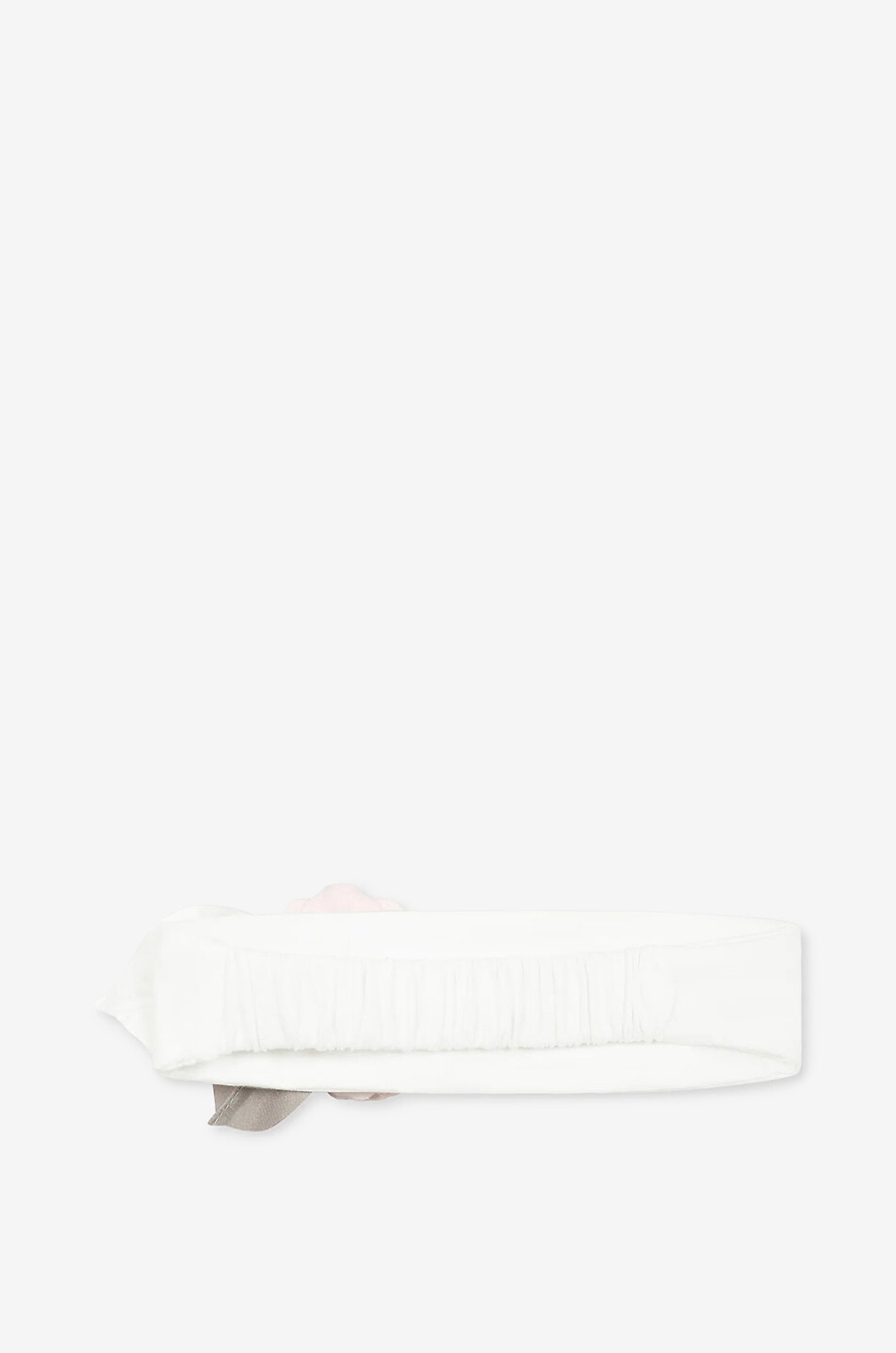 MONNALISA Bandeau bébé application rose Bébé BLANC 2