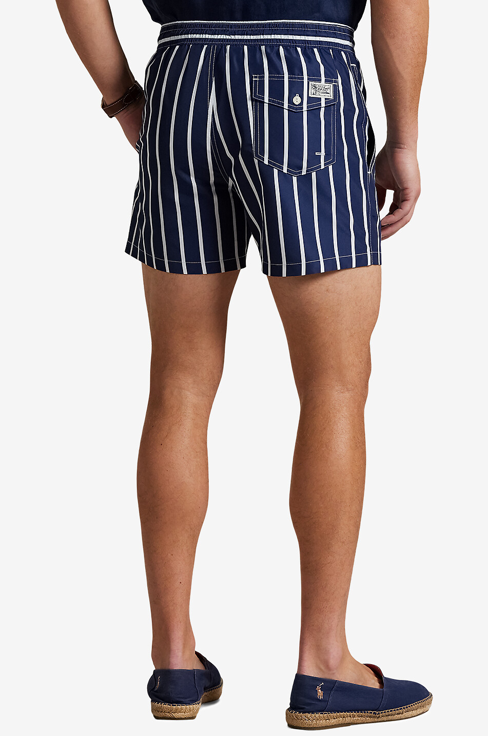 POLO RALPH LAUREN Traveller striped swim shorts Men DARK BLUE 3