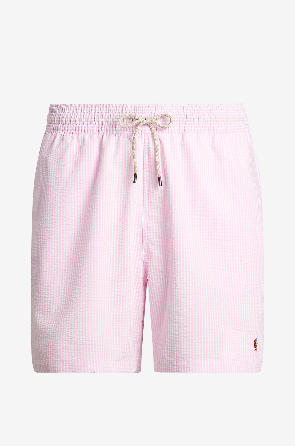 POLO RALPH LAUREN Traveller seersucker swimshorts Men PINK 1