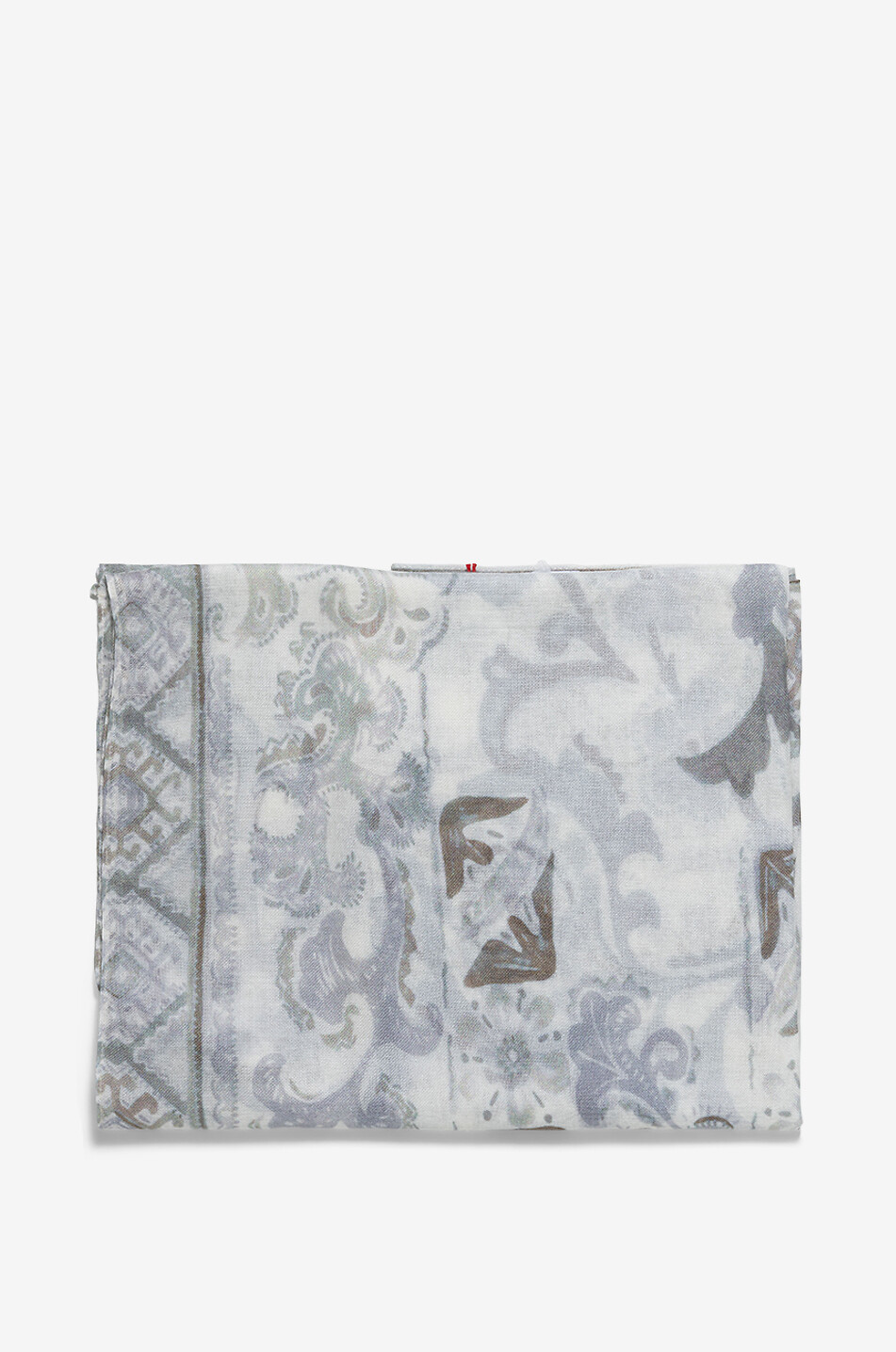 Indira cashmere and silk square scarf