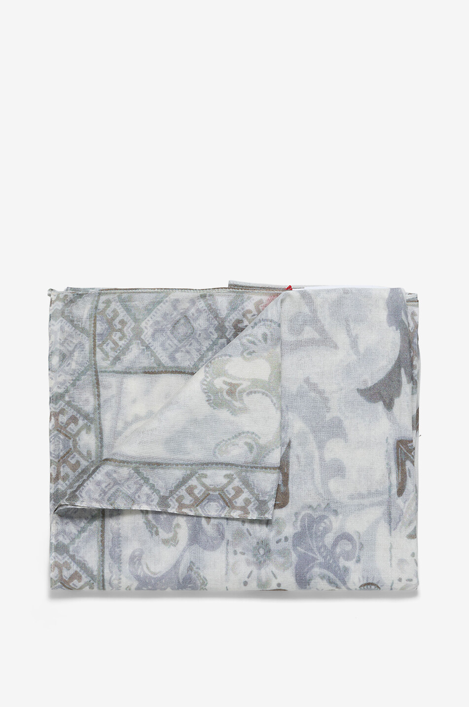 Indira cashmere and silk square scarf