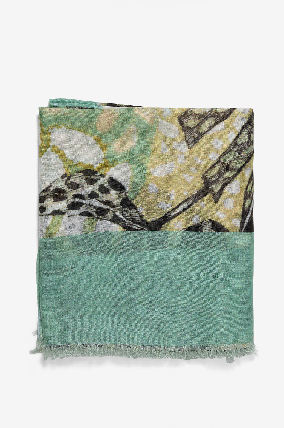 Schal aus Kaschmir und Seide Tropical