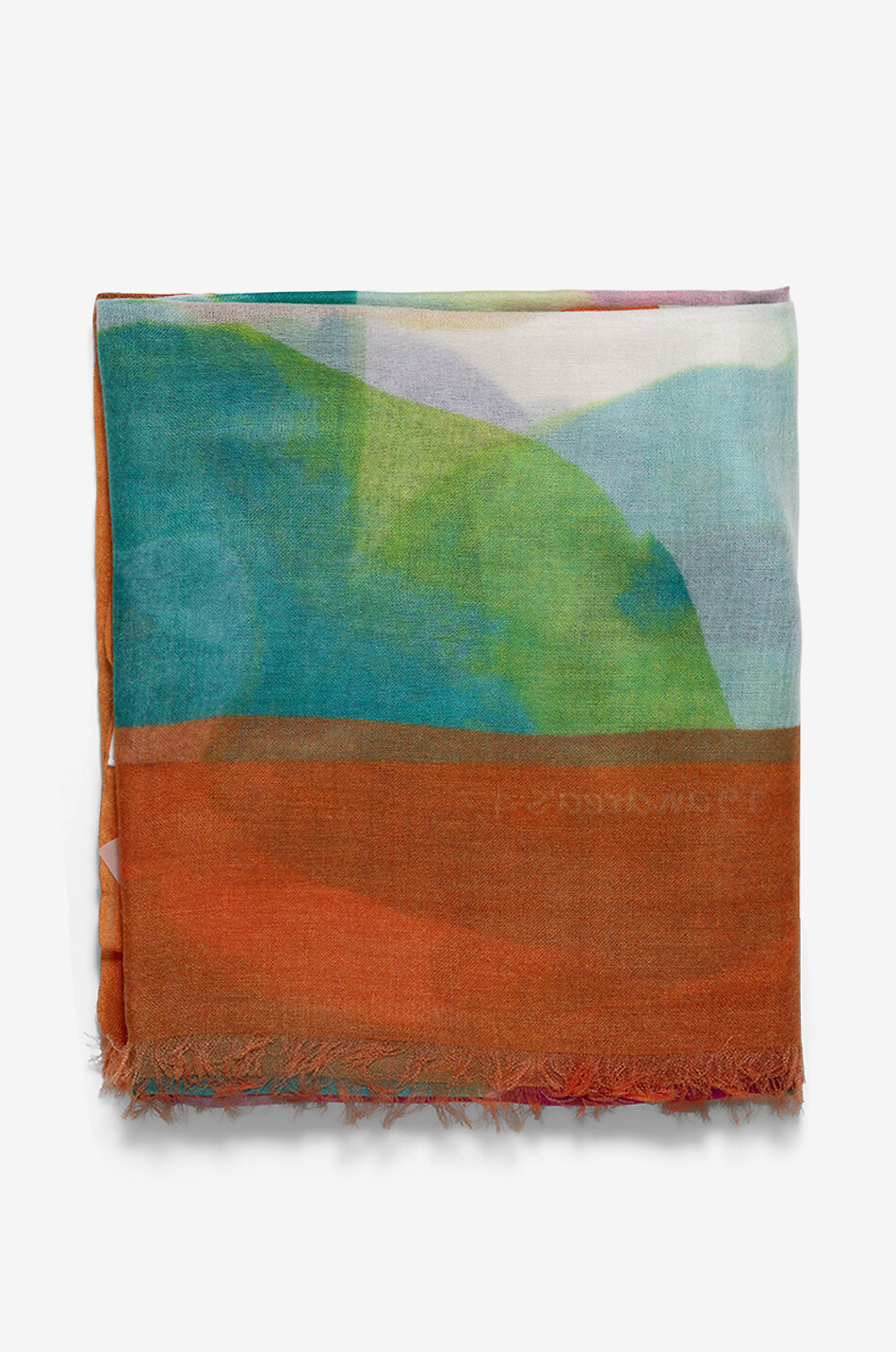 19 ANDREA'S 47 Écharpe en cachemire Coquelicot Femme MULTICOLORE 1