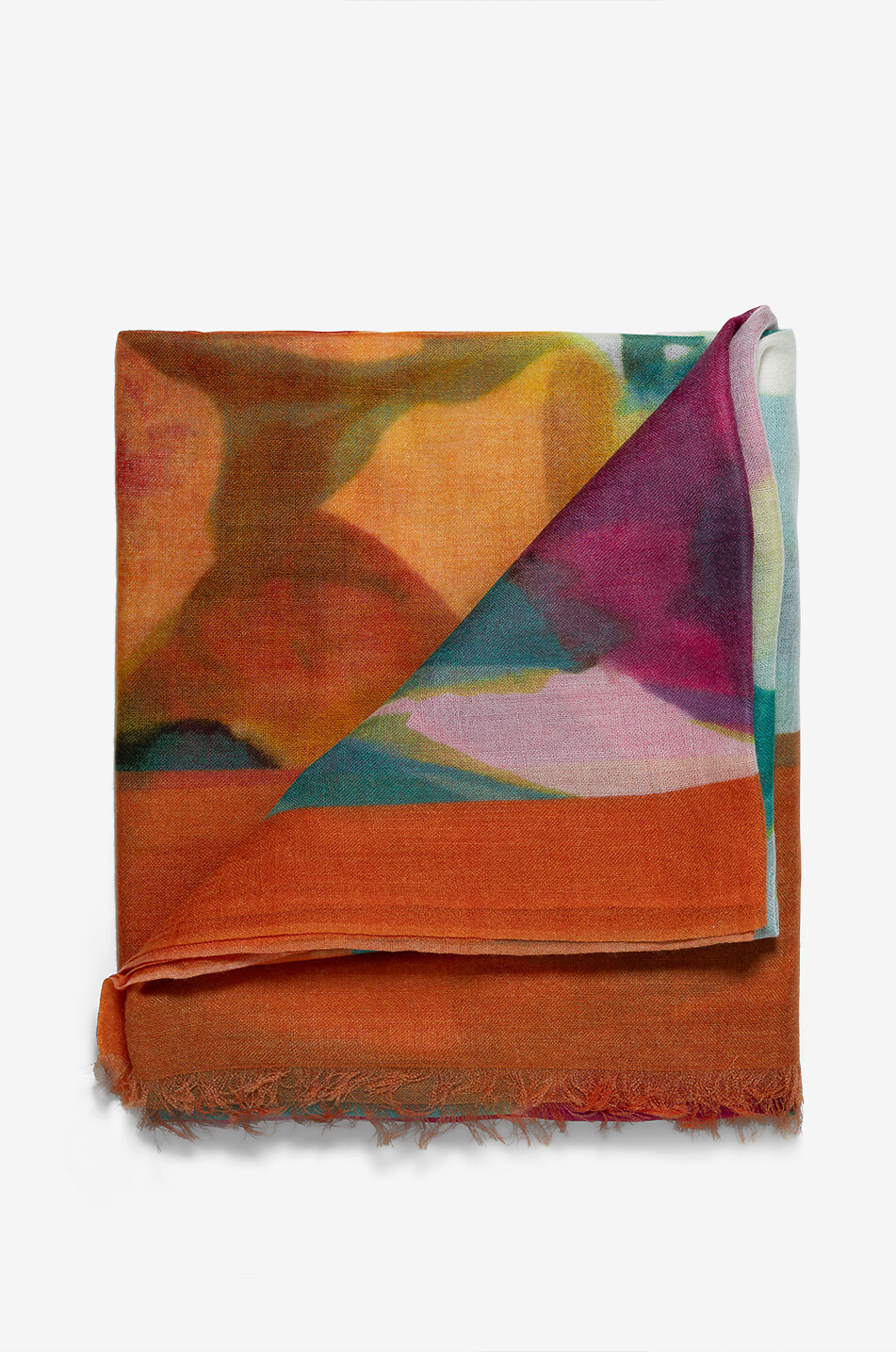 Écharpe en cachemire Coquelicot