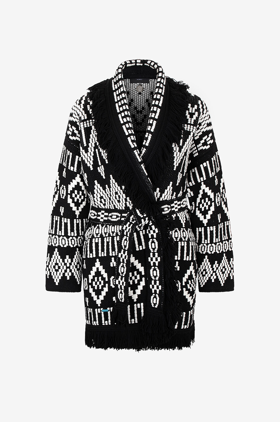 Jungle Beat virgin wool and cotton cardigan