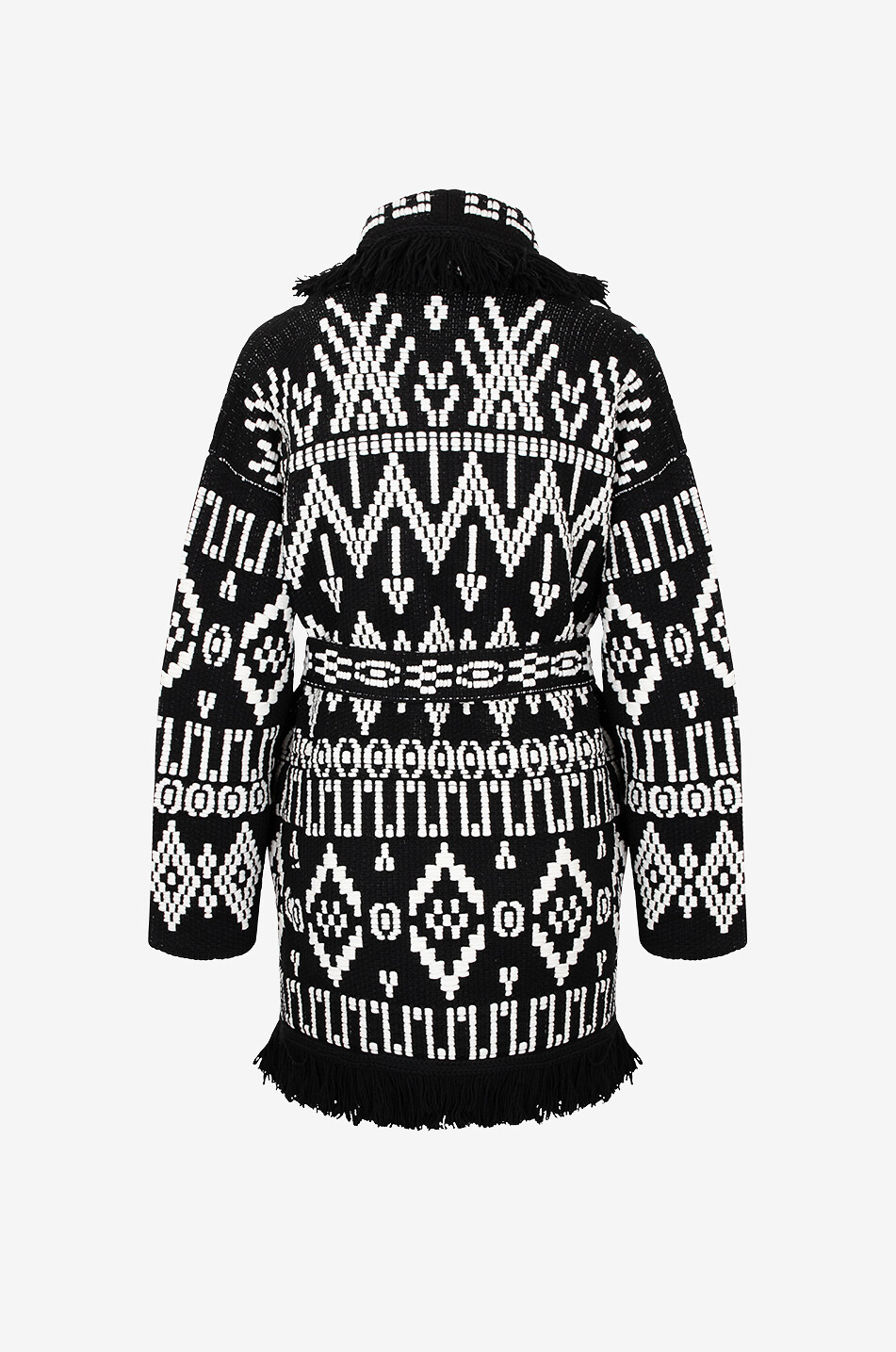 Jungle Beat virgin wool and cotton cardigan