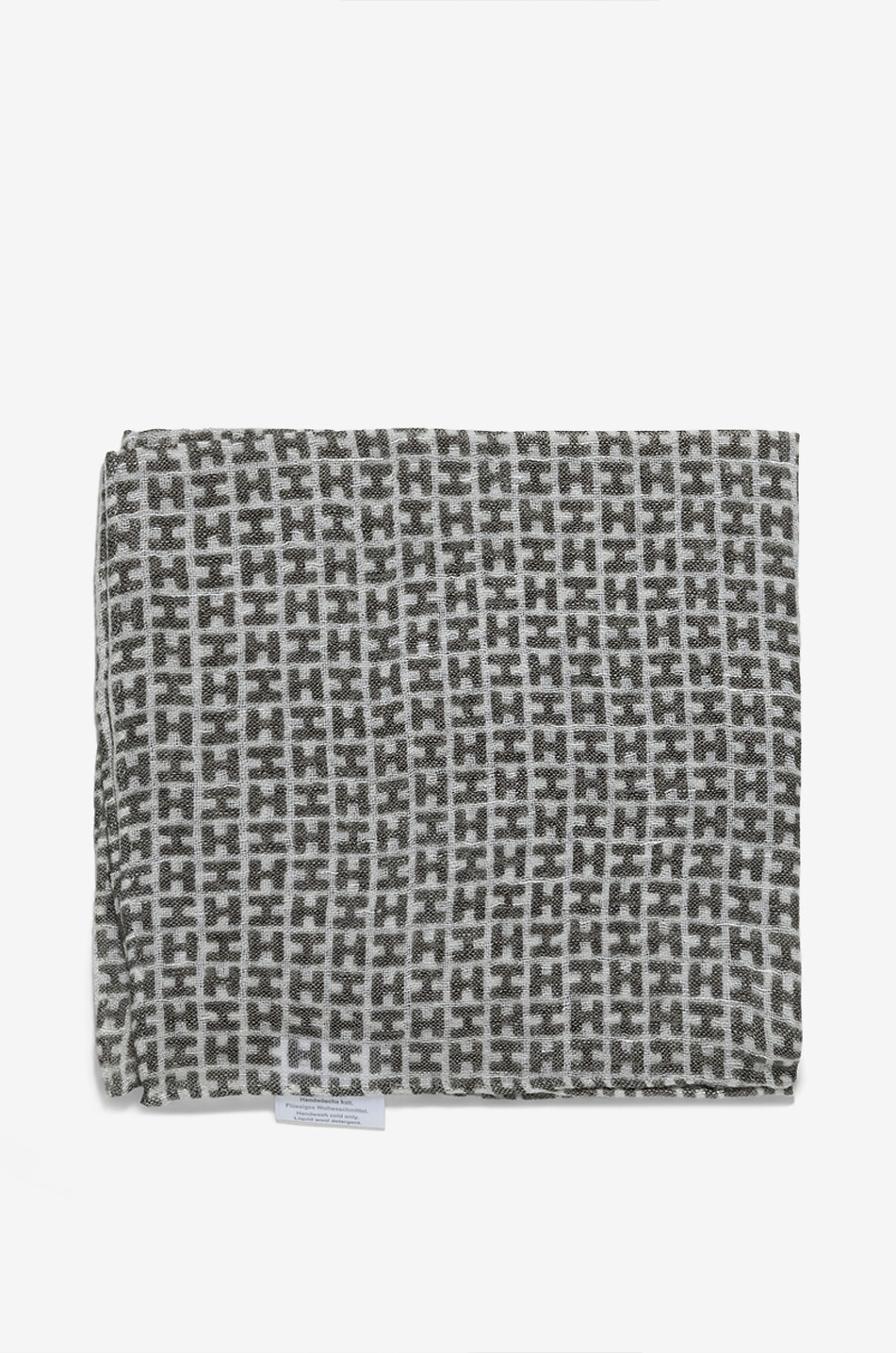 Rade wool and linen pocket square