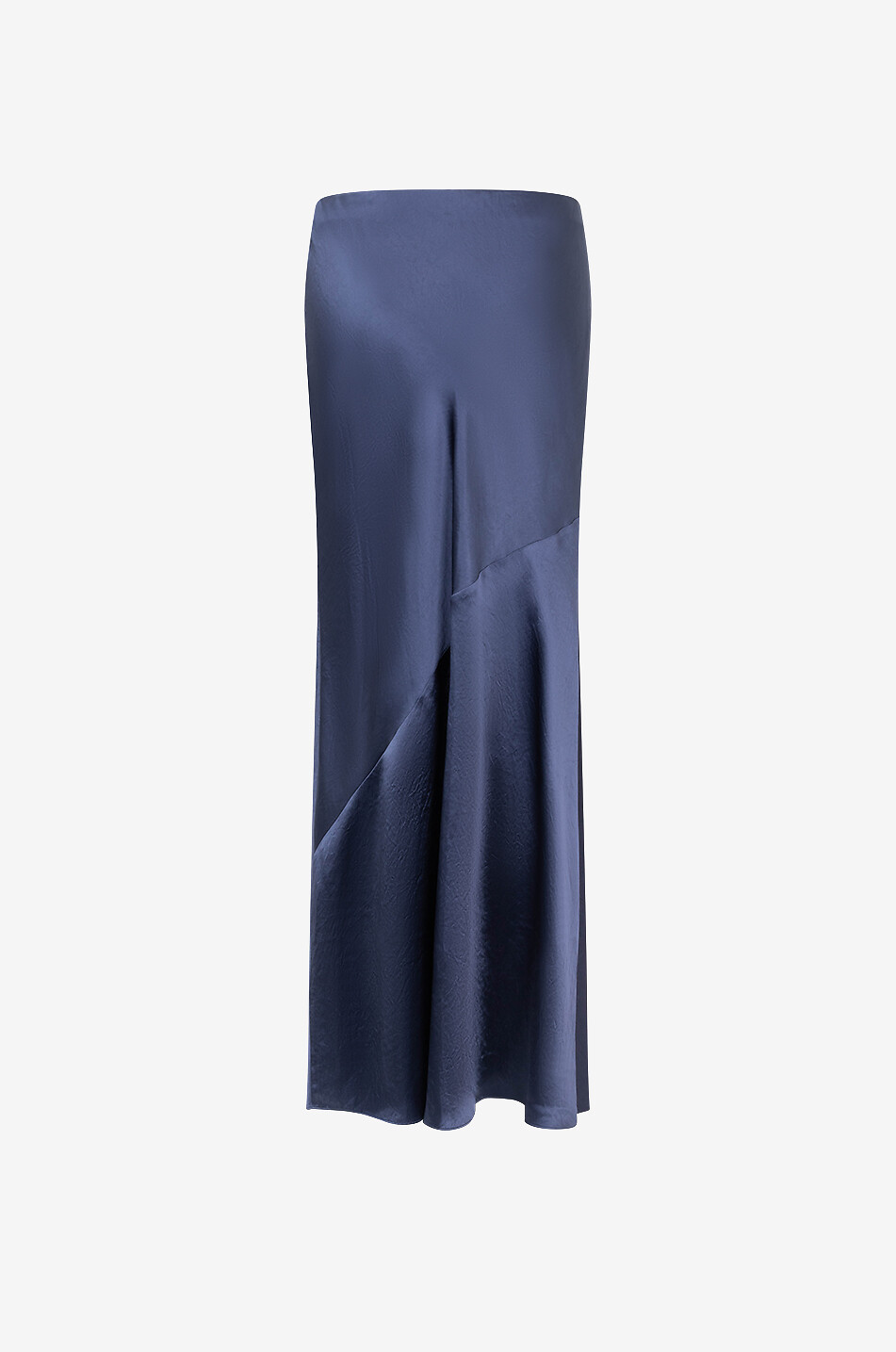 VINCE Jupe longue en satin Femme BLEU 2