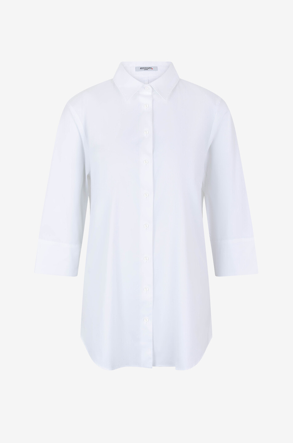 ARTIGIANO Chemise oversize à manches trois-quarts en coton Jsa Femme BLANC 1