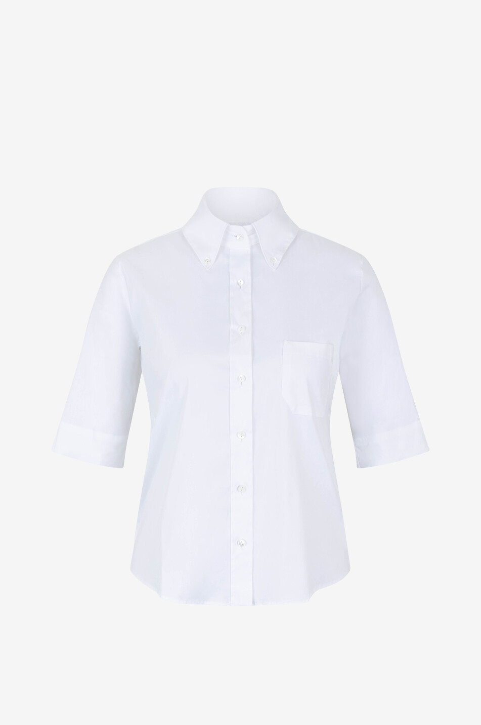 Rosa cotton three-quarter sleeves shirt