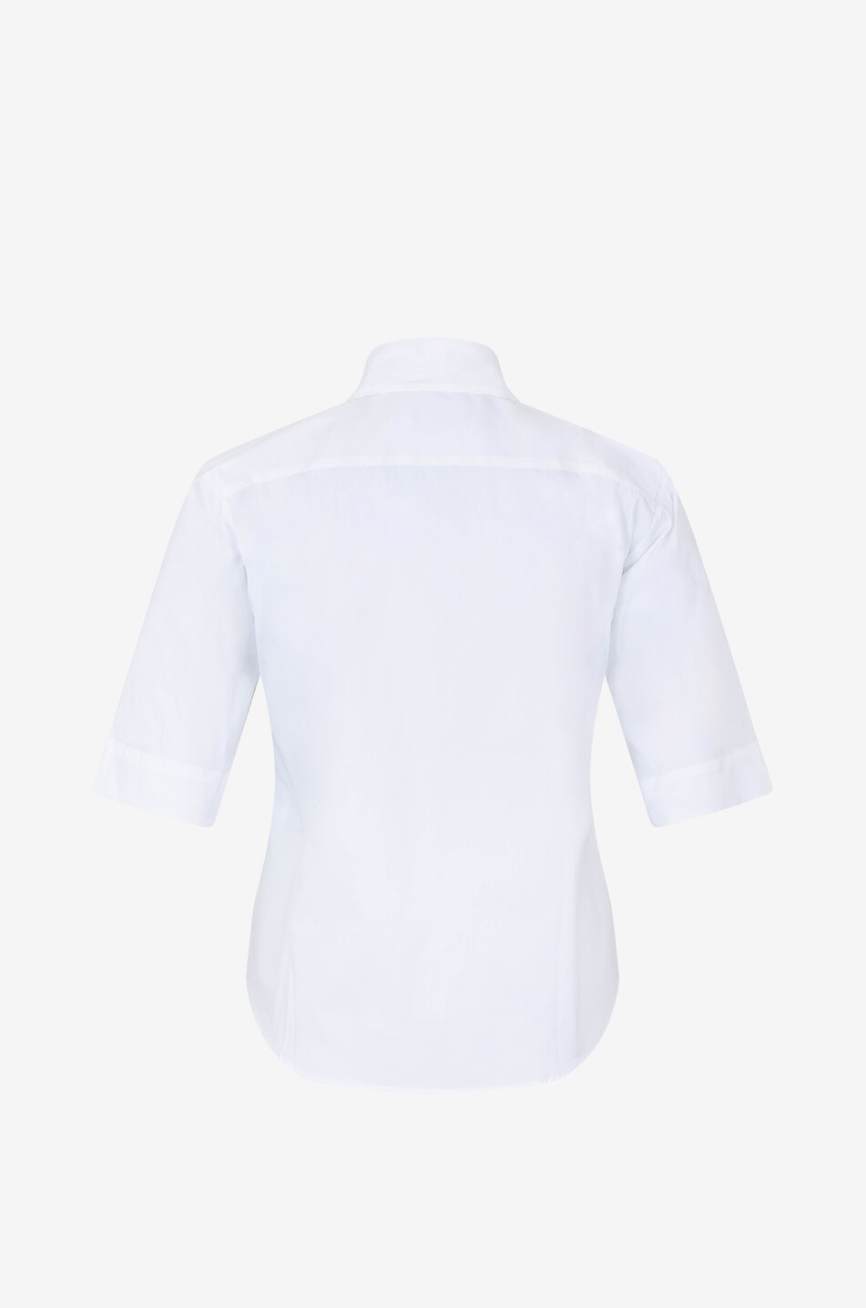 ARTIGIANO Rosa cotton three-quarter sleeves shirt Women WHITE 2