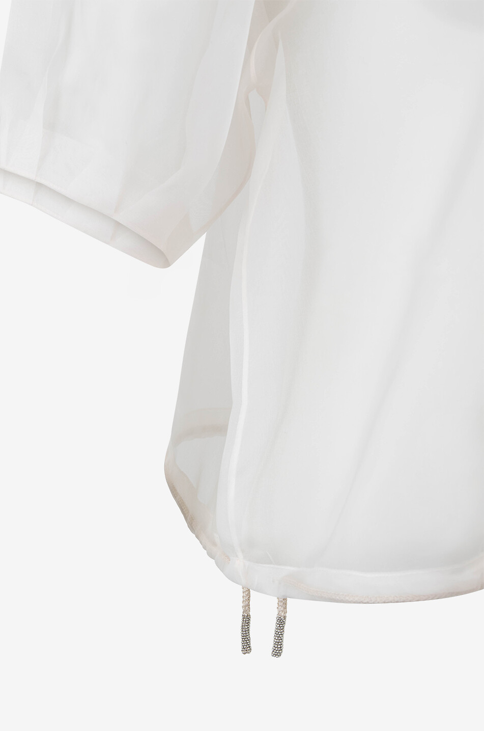 PANICALE Hemd mit 3/4-Puffärmeln aus Seide Damen HELLROSA 3