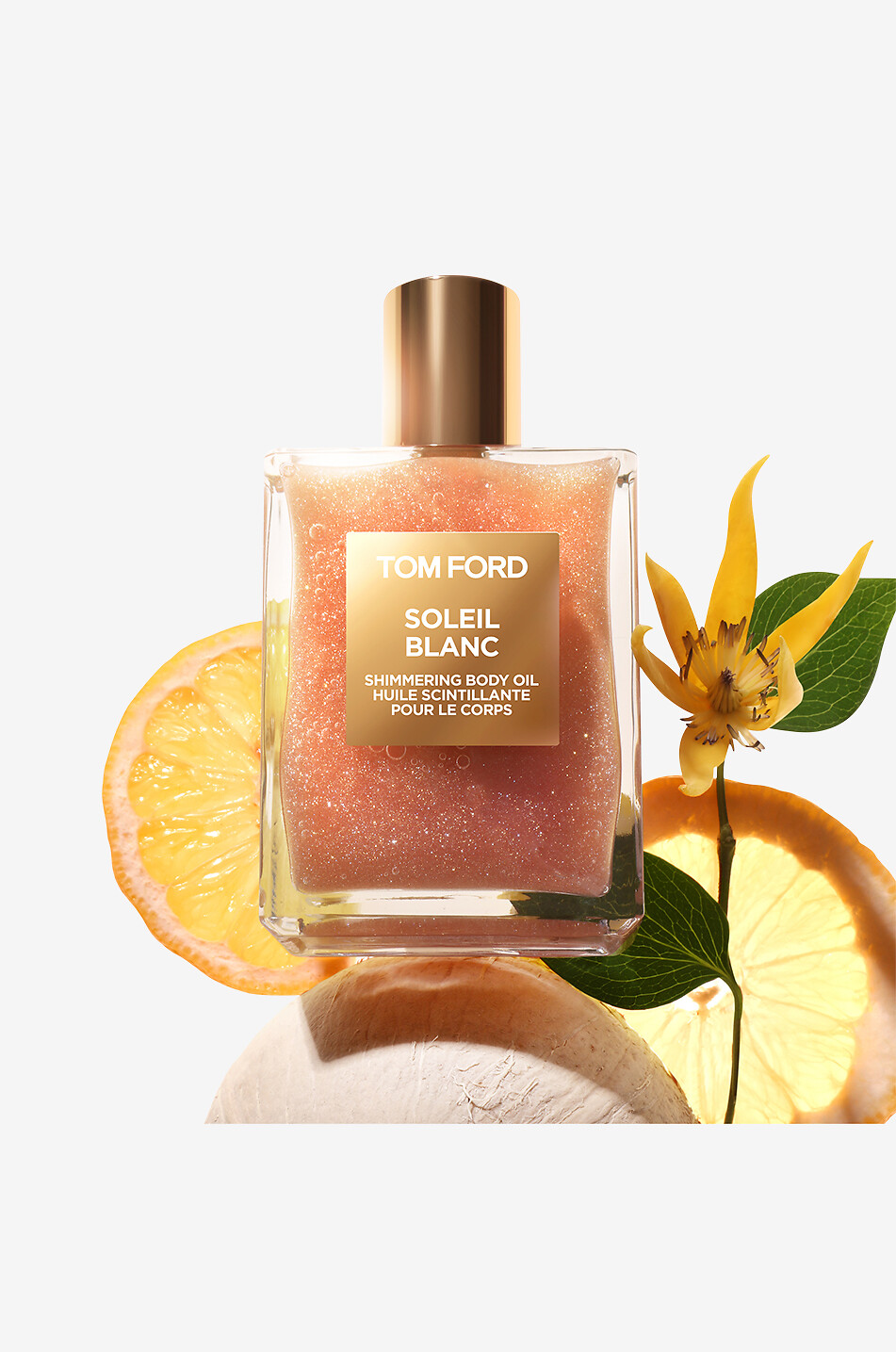 TOM FORD Soleil Blanc - Rose Gold - shimmering body oil - 100 ml Unisex Colourless 2