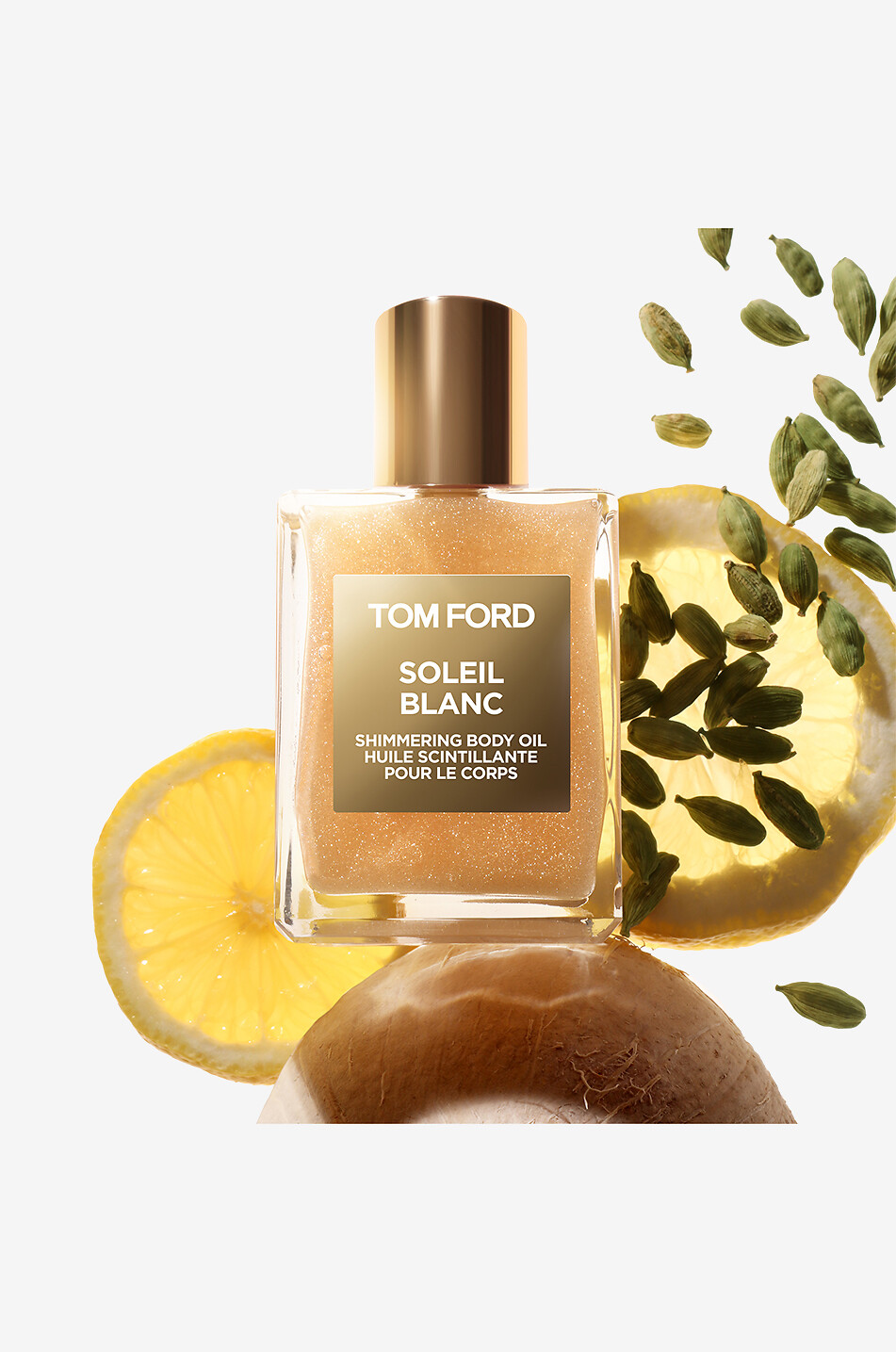 Soleil Blanc glittering body oil - 45 ml