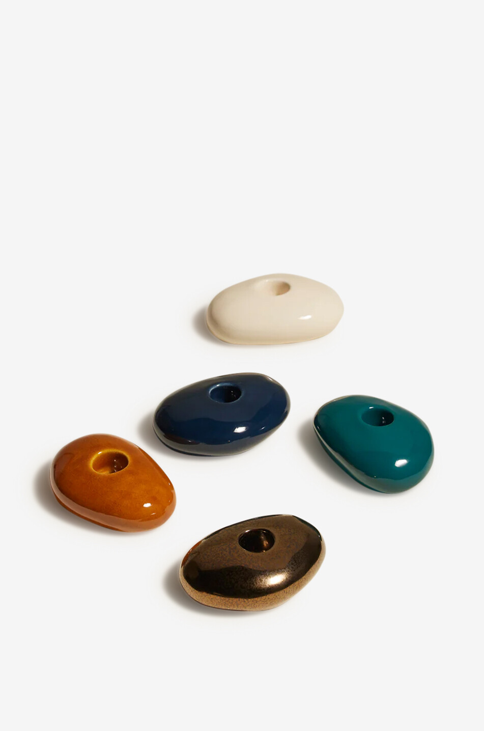 MAISON SARAH LAVOINE Bougeoir en céramique Stone Maison MULTICOLORE 3