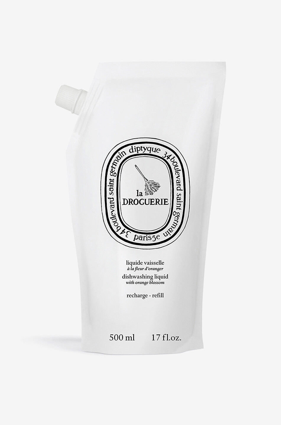 DIPTYQUE La Droguerie dish-washing liquid refill - 500 ml Home Colourless 1