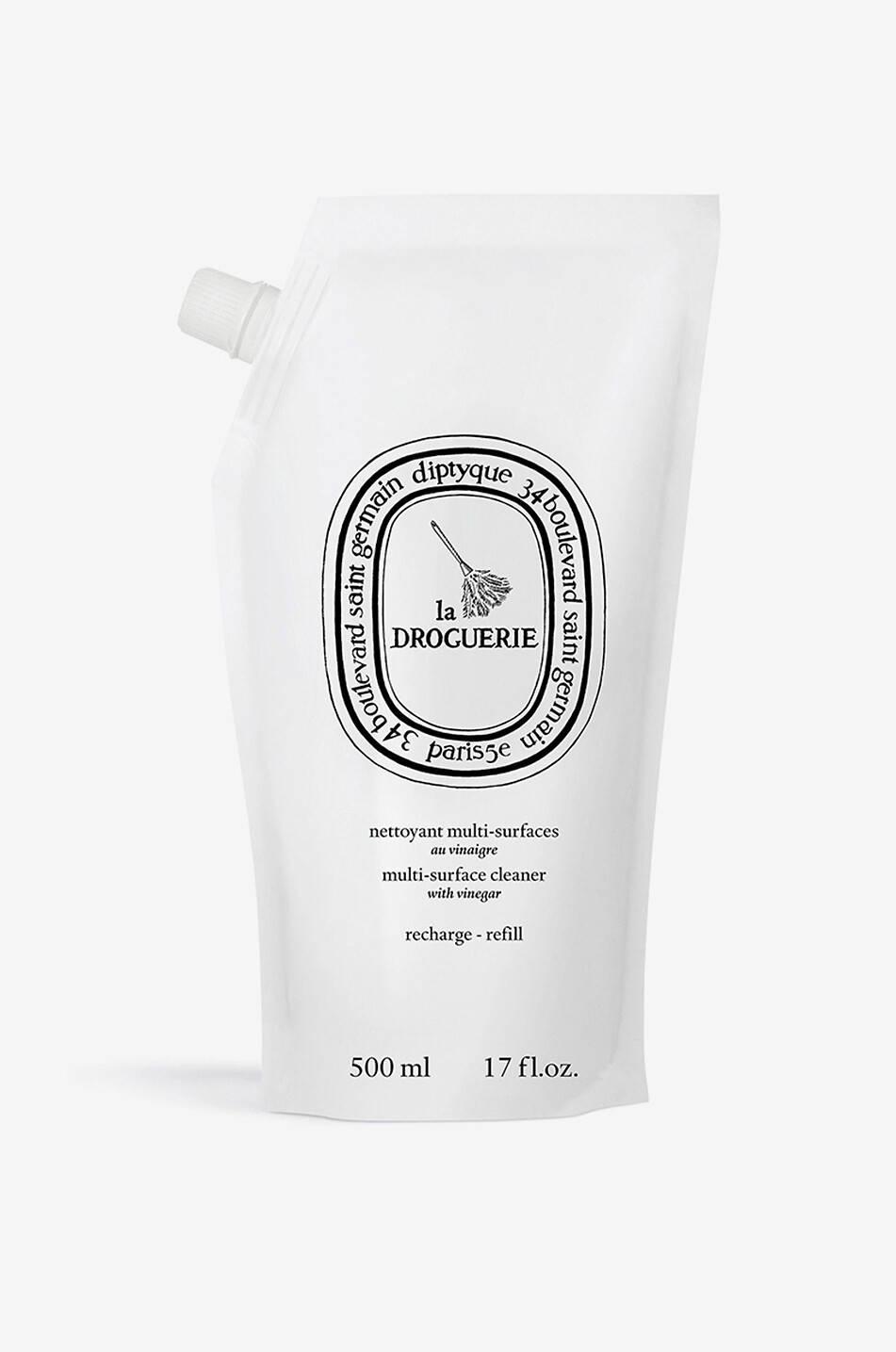 DIPTYQUE La Droguerie vinegar multi-surface cleaner refill - 500 ml Home Colourless 1