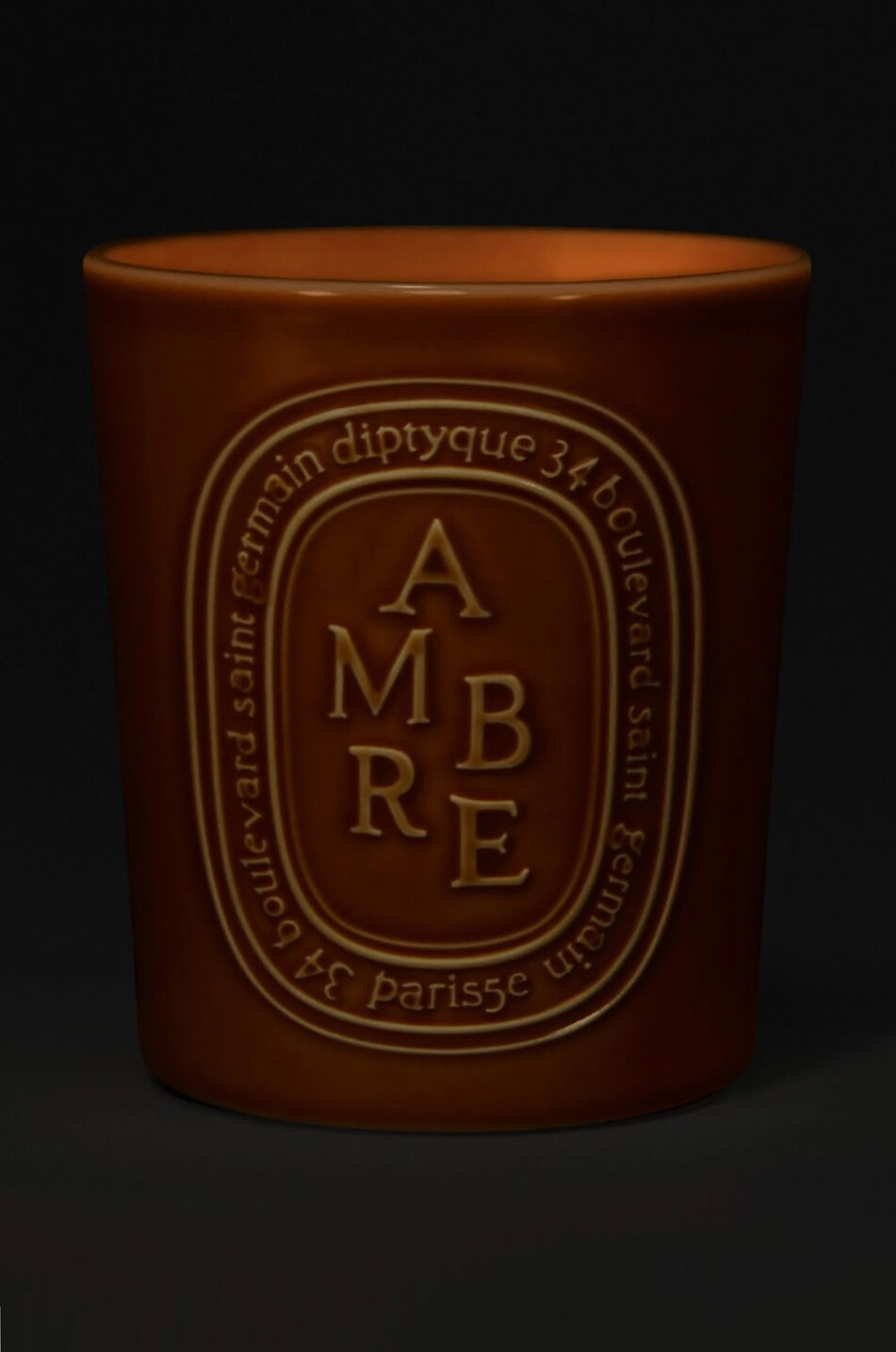 DIPTYQUE Grosse Duftkerze Ambre - 600 g Haus Farblos 4