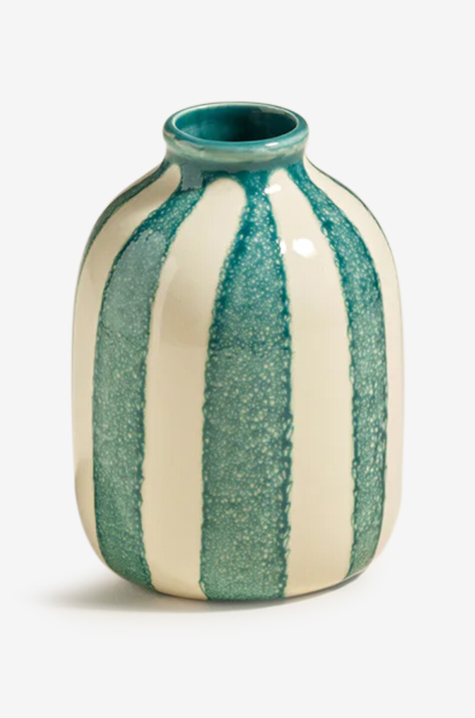 MAISON SARAH LAVOINE Vase rayée en céramique Riviera - H14 Maison BLEU 2