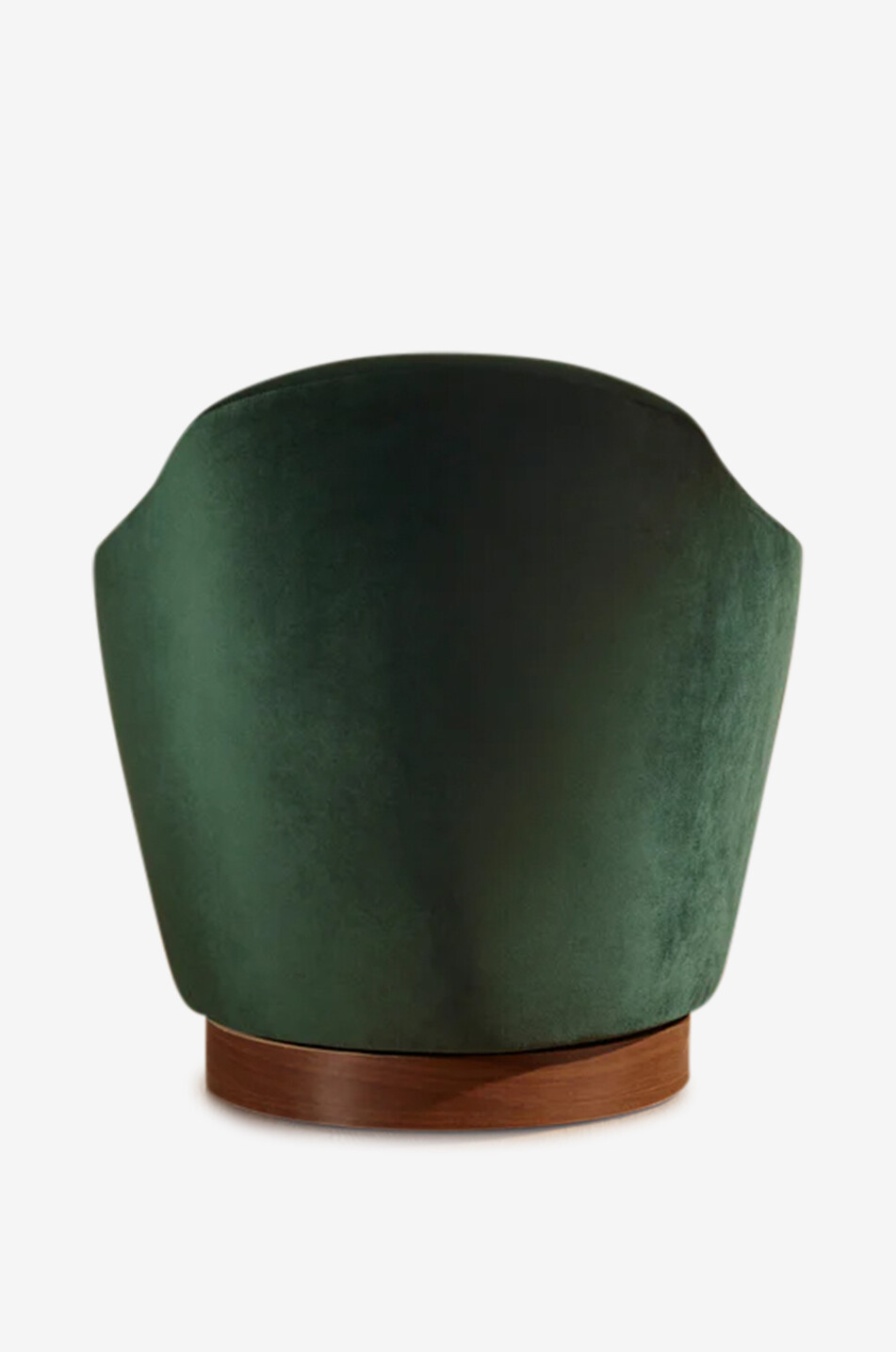 MAISON SARAH LAVOINE Fauteuil pivotant en tissu bouclette Bozzolo - Grand Modèle Maison VERT 4