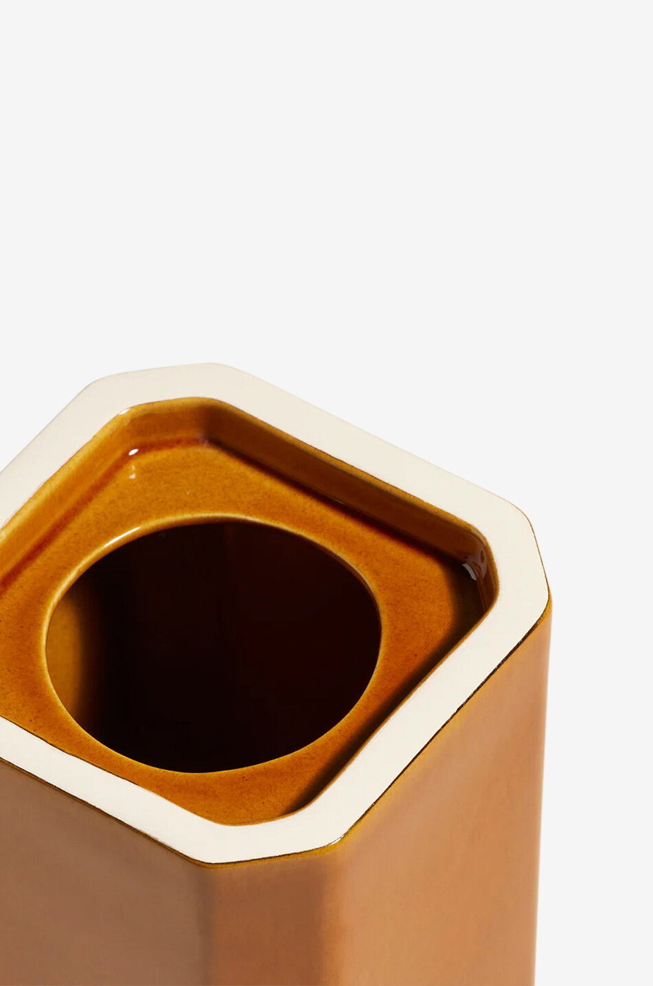 MAISON SARAH LAVOINE Facettes Medium stoneware vase Home ORANGE 4
