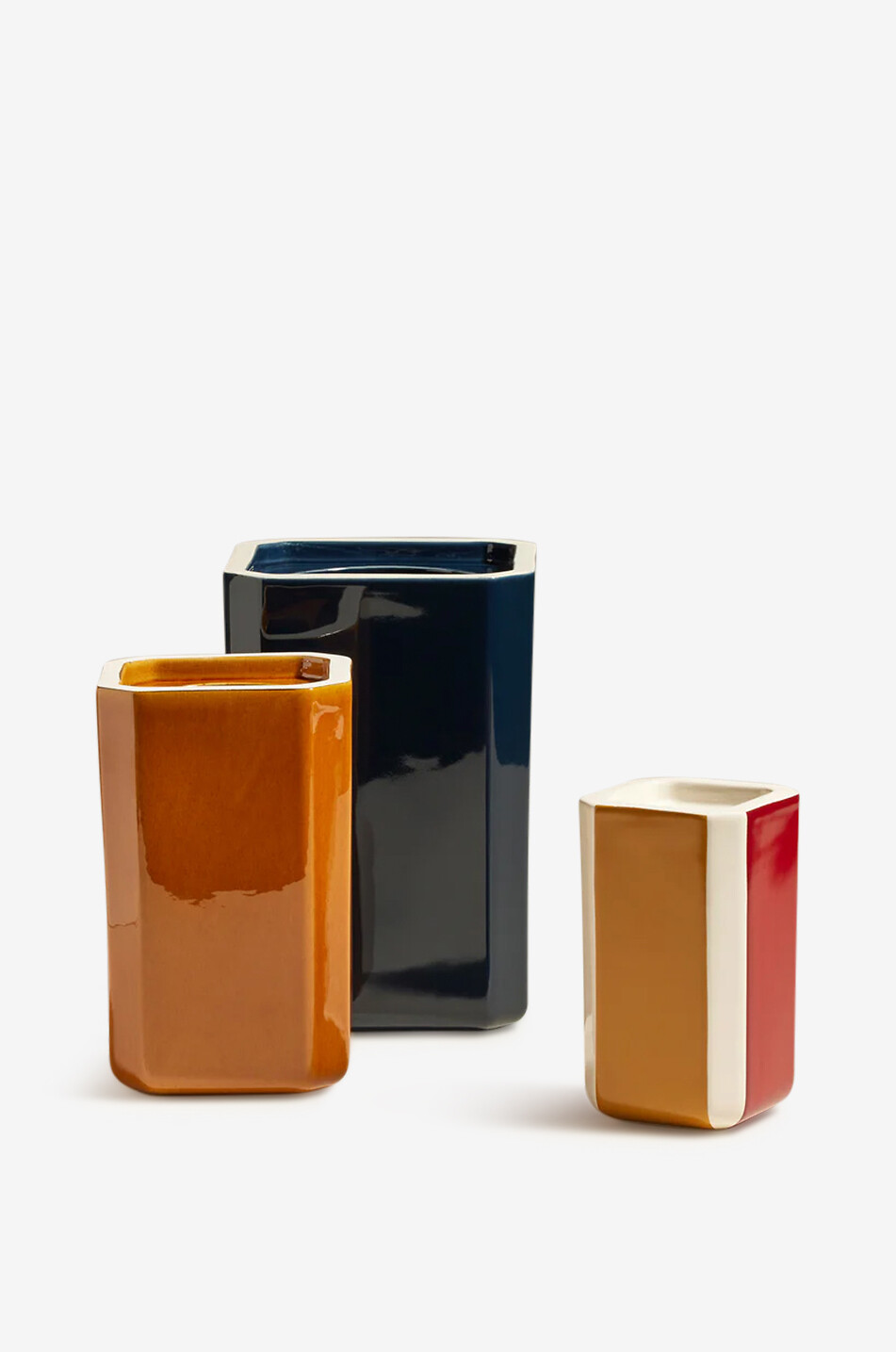 MAISON SARAH LAVOINE Facettes Medium stoneware vase Home ORANGE 3