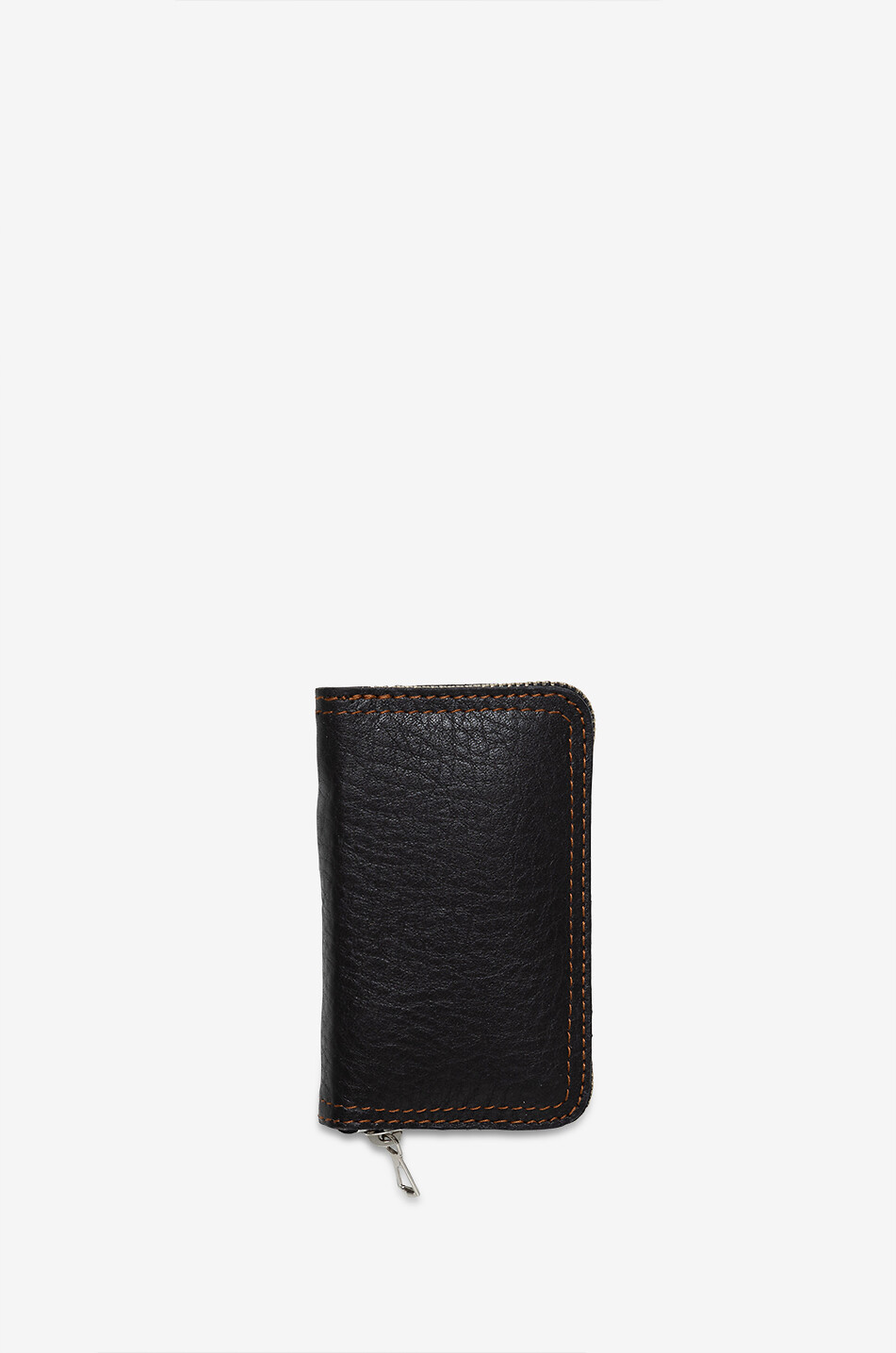 F. HAMMANN Mini kit de manucure dans un étui en cuir grainé Homme MARRON FONCÉ 2