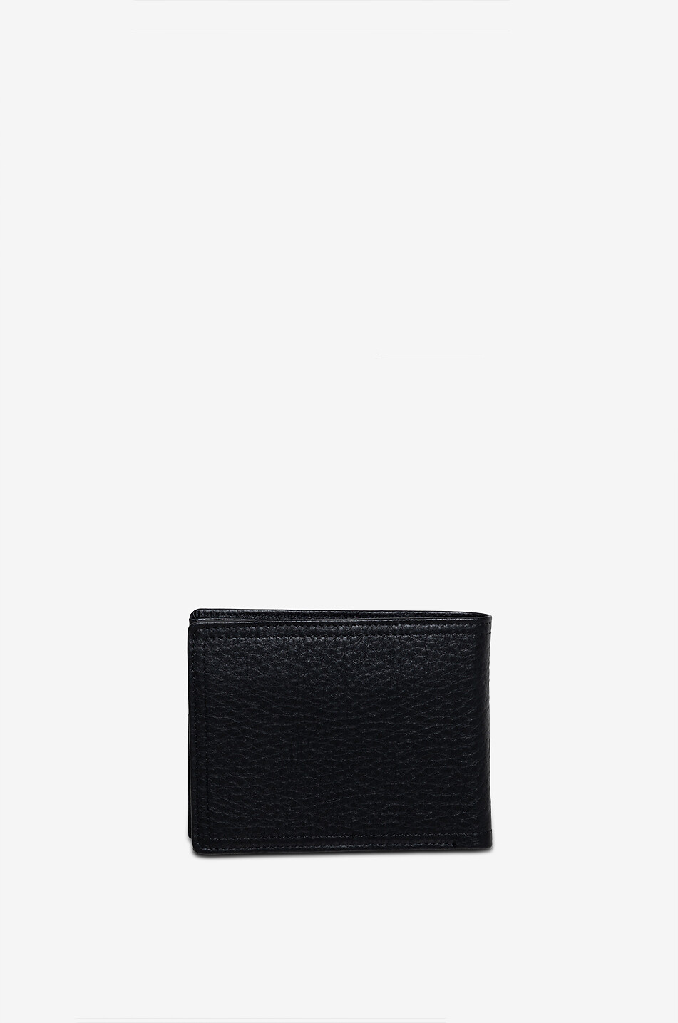 F. HAMMANN Portefeuille à deux volets en cuir Homme NOIR 2
