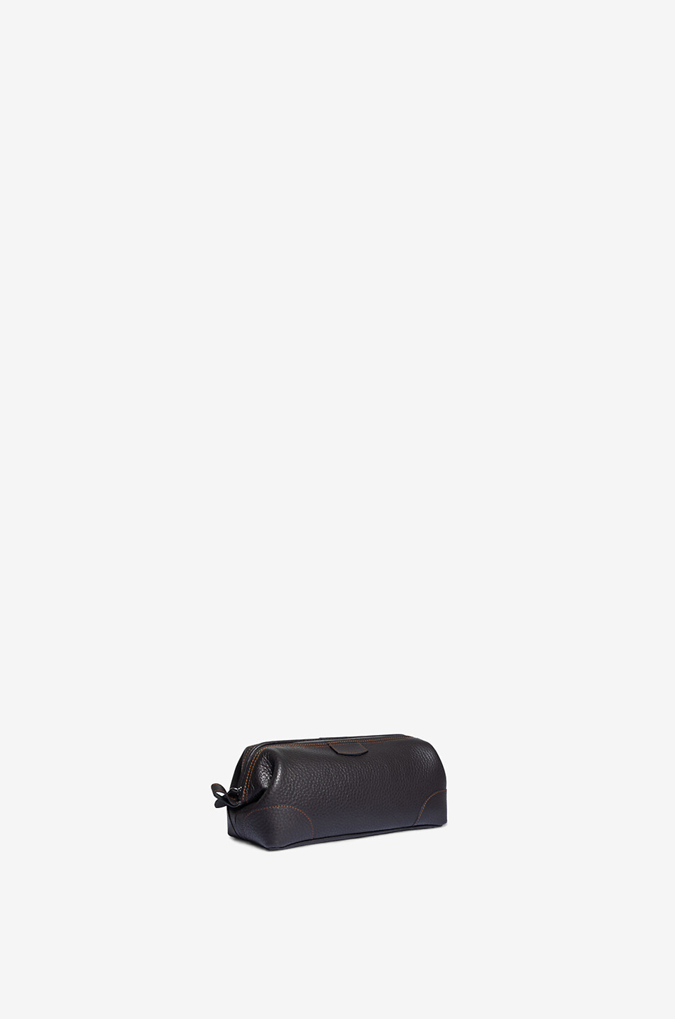 F. HAMMANN Mousetrap leather toiletry bag Men DARK BROWN 2