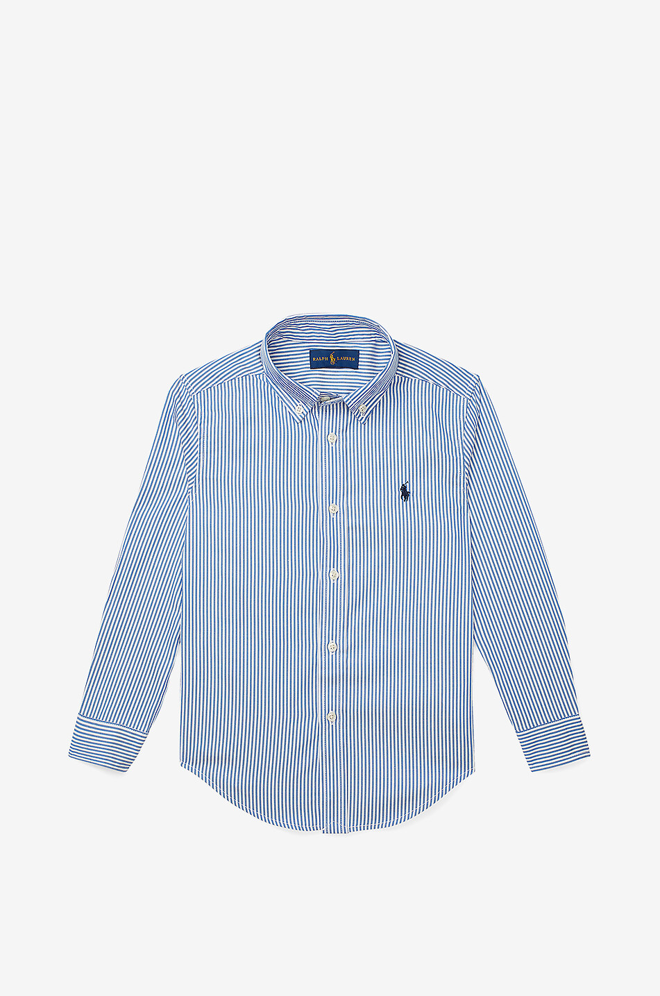 Chemise rayée garçon en coton Pony