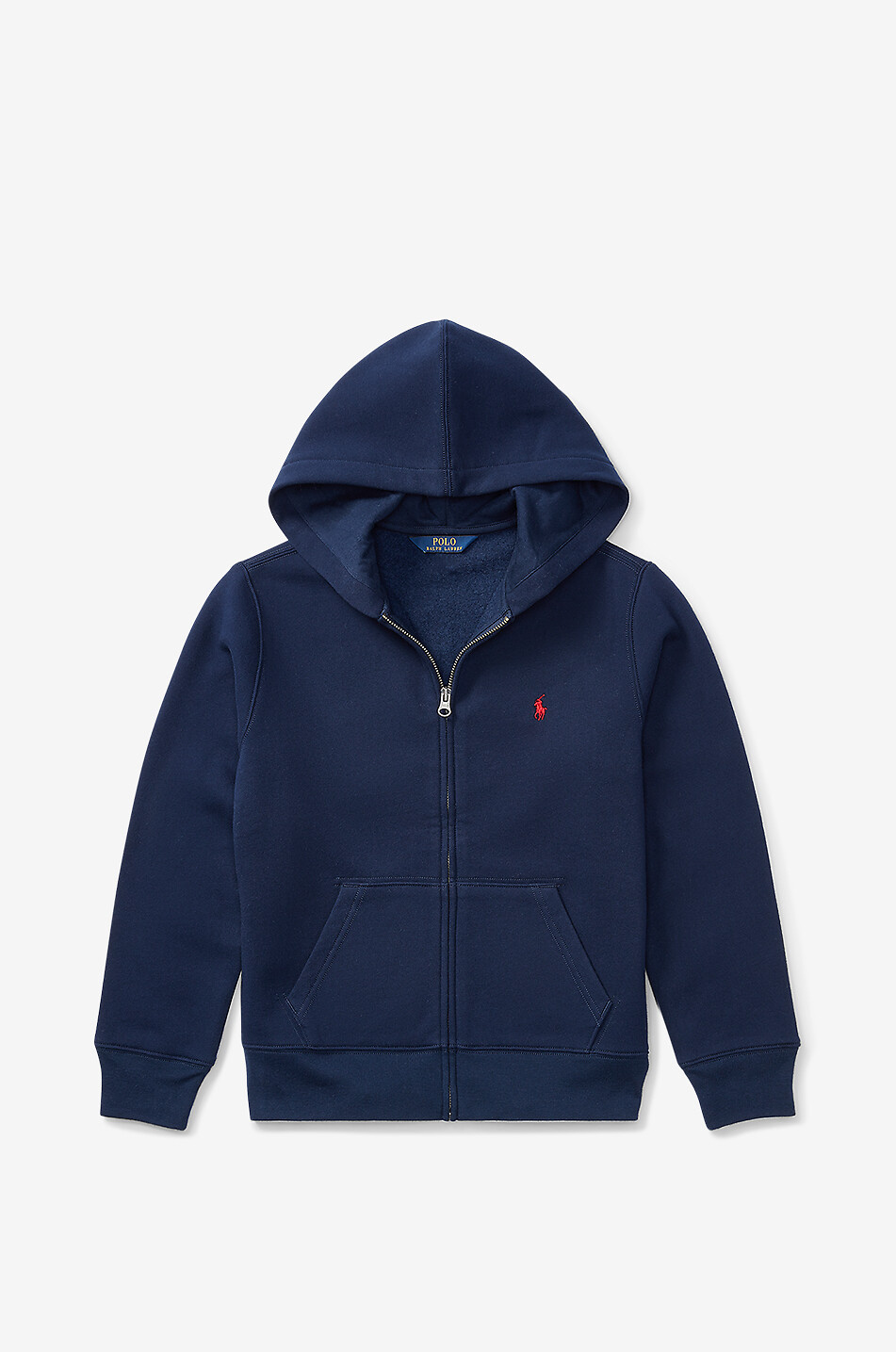 Pony embroidered boys' hooded sweatshirt