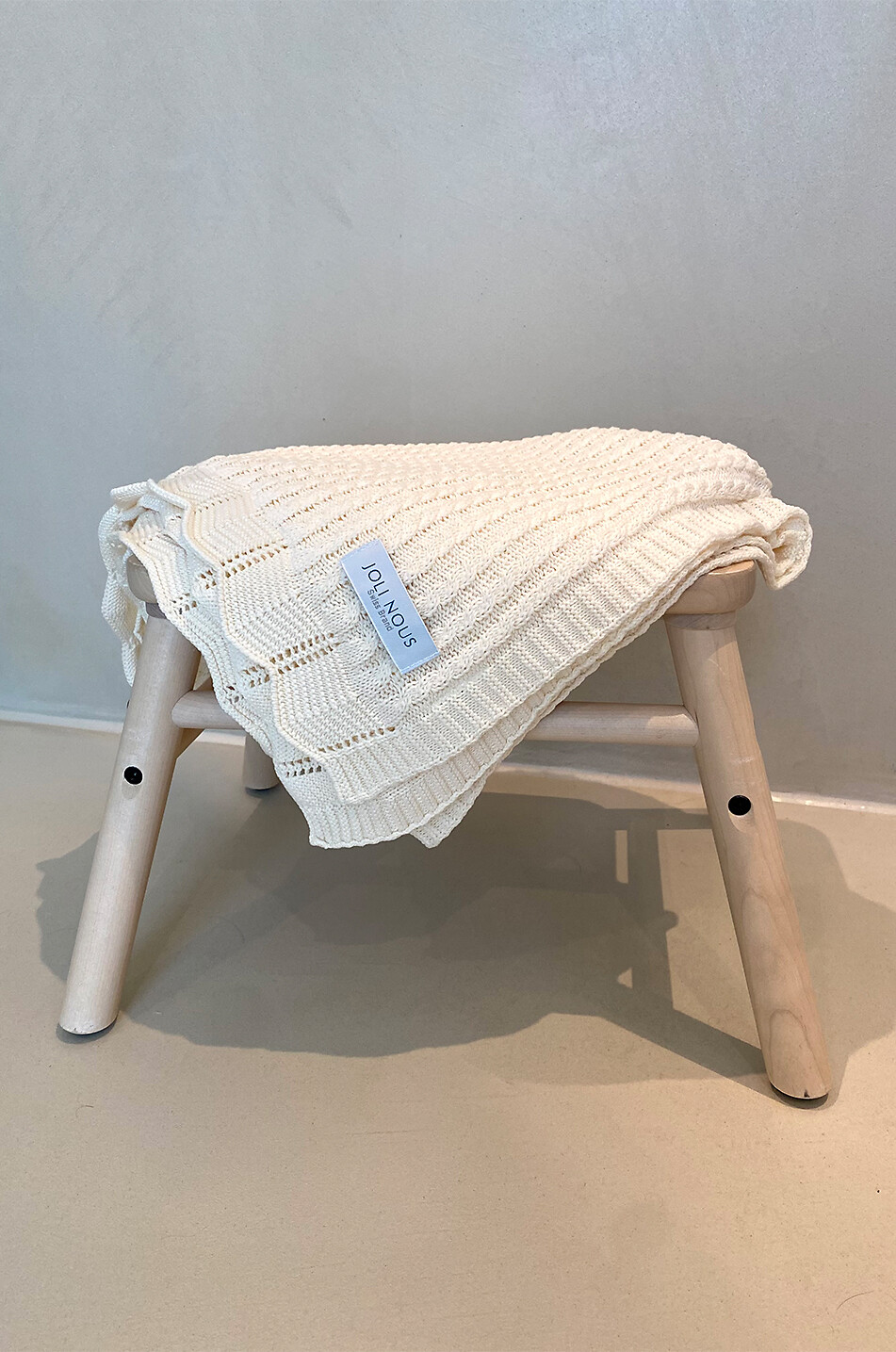 JOLI NOUS Babydecke La Couverture Cream Baby CREMEFARBEN 4