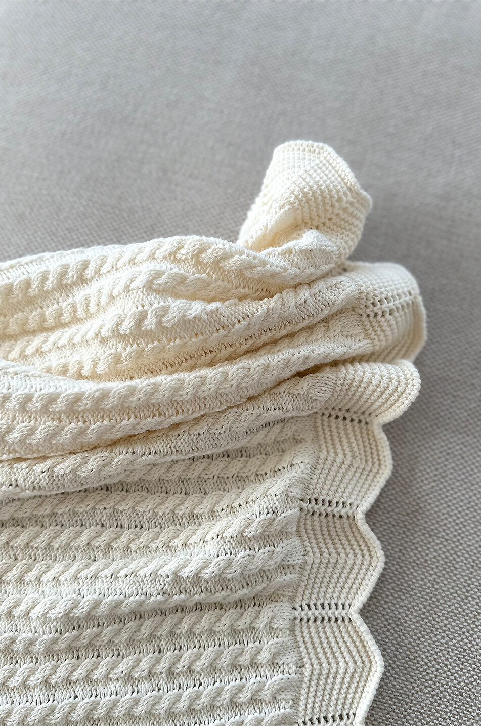 JOLI NOUS Babydecke La Couverture Cream Baby CREMEFARBEN 6