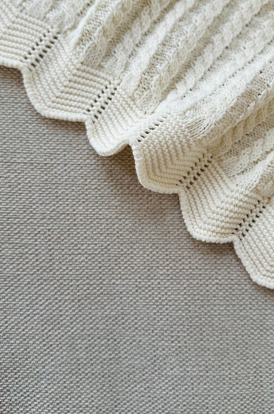 JOLI NOUS Babydecke La Couverture Cream Baby CREMEFARBEN 2