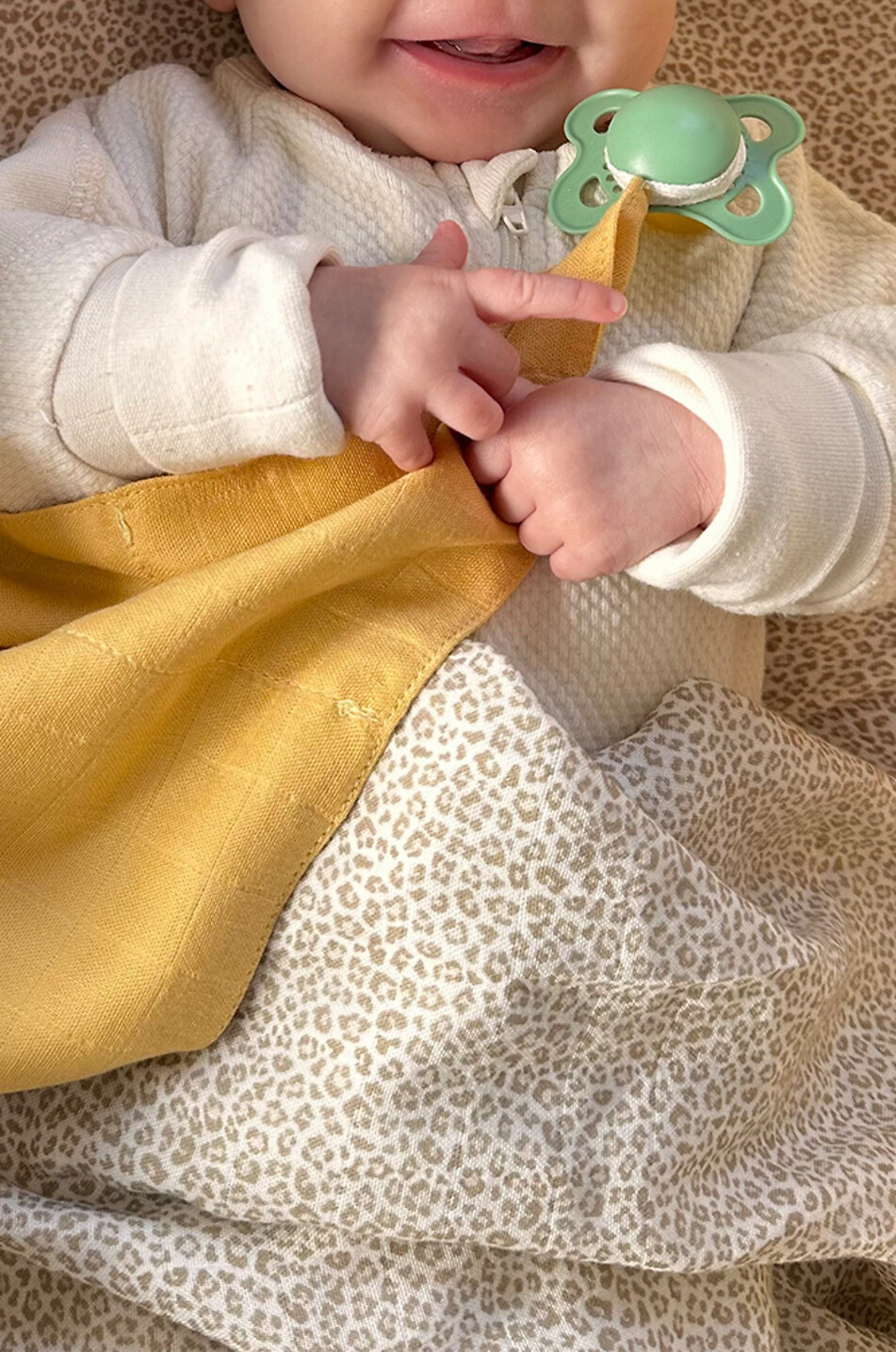 JOLI NOUS Lange bébé Le Lange Mini Jaune Bébé JAUNE CLAIR 3