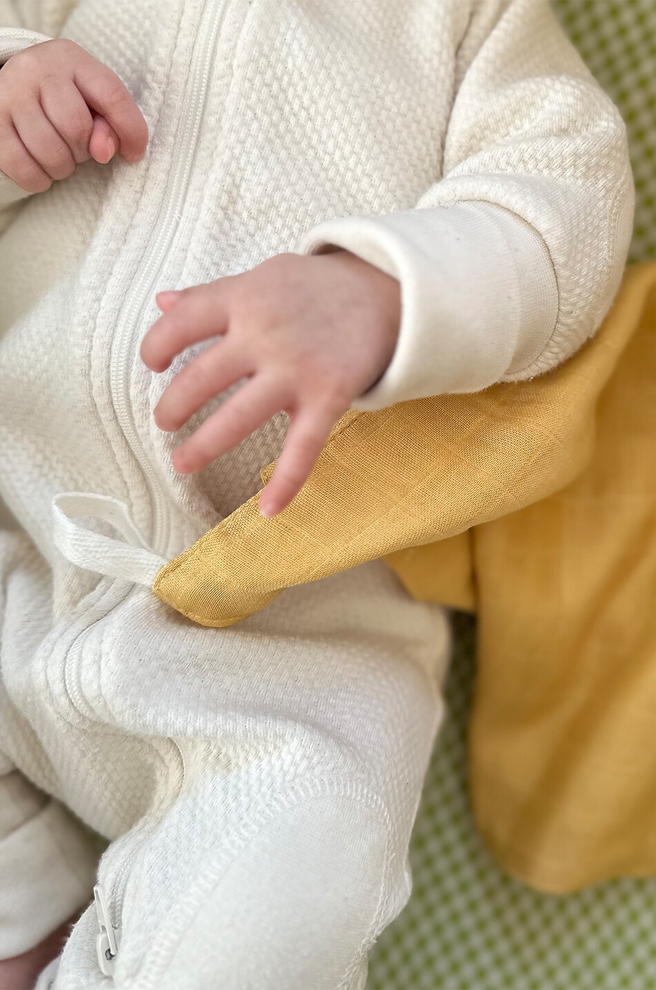 JOLI NOUS Lange bébé Le Lange Mini Jaune Bébé JAUNE CLAIR 4