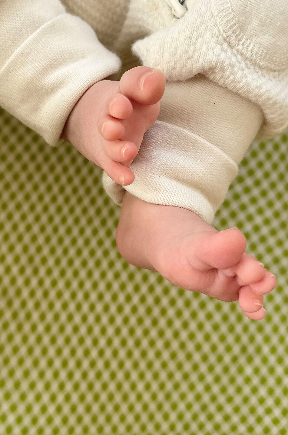 JOLI NOUS Babytuch Le Lange XL Vichy Baby GRÜN 4