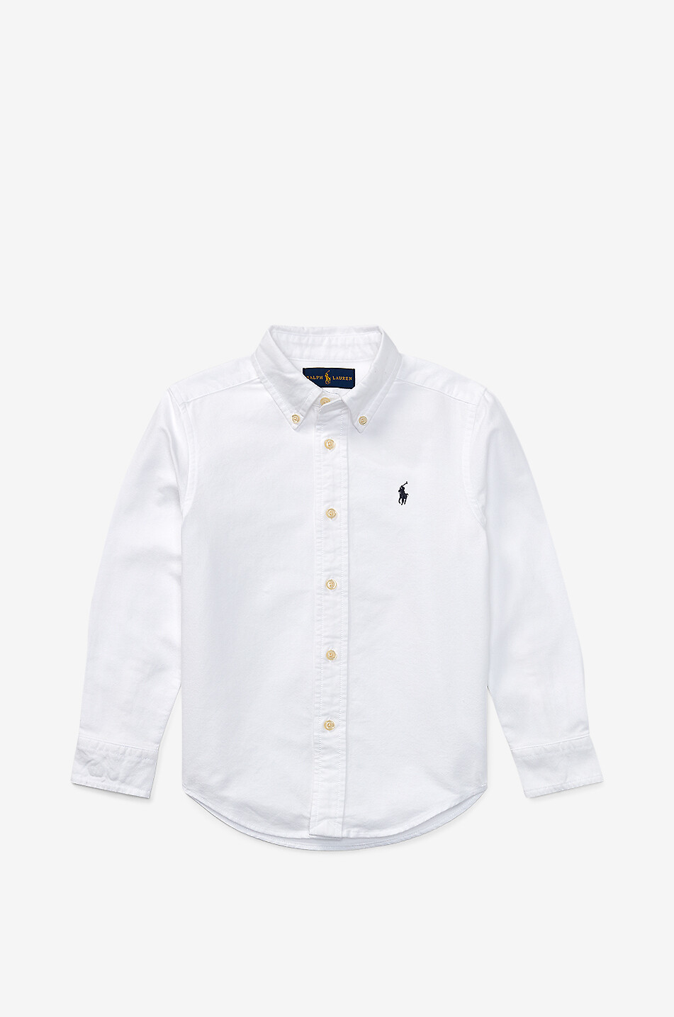 POLO RALPH LAUREN Chemise oxford garçon en coton Pony Garçon BLANC 1