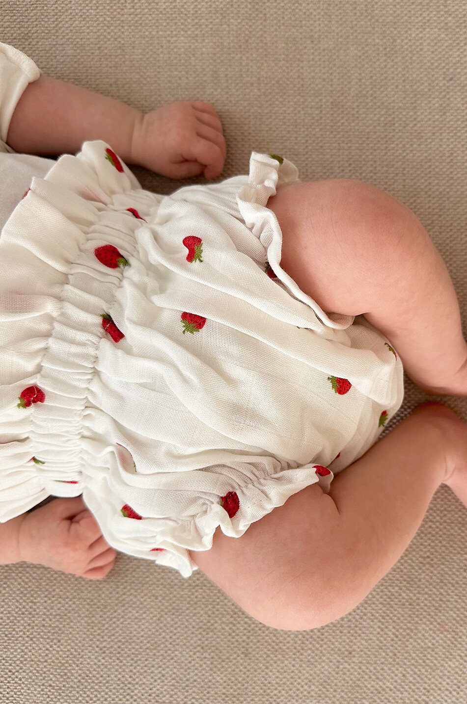 JOLI NOUS Fraise baby bloomers Baby WHITE 3