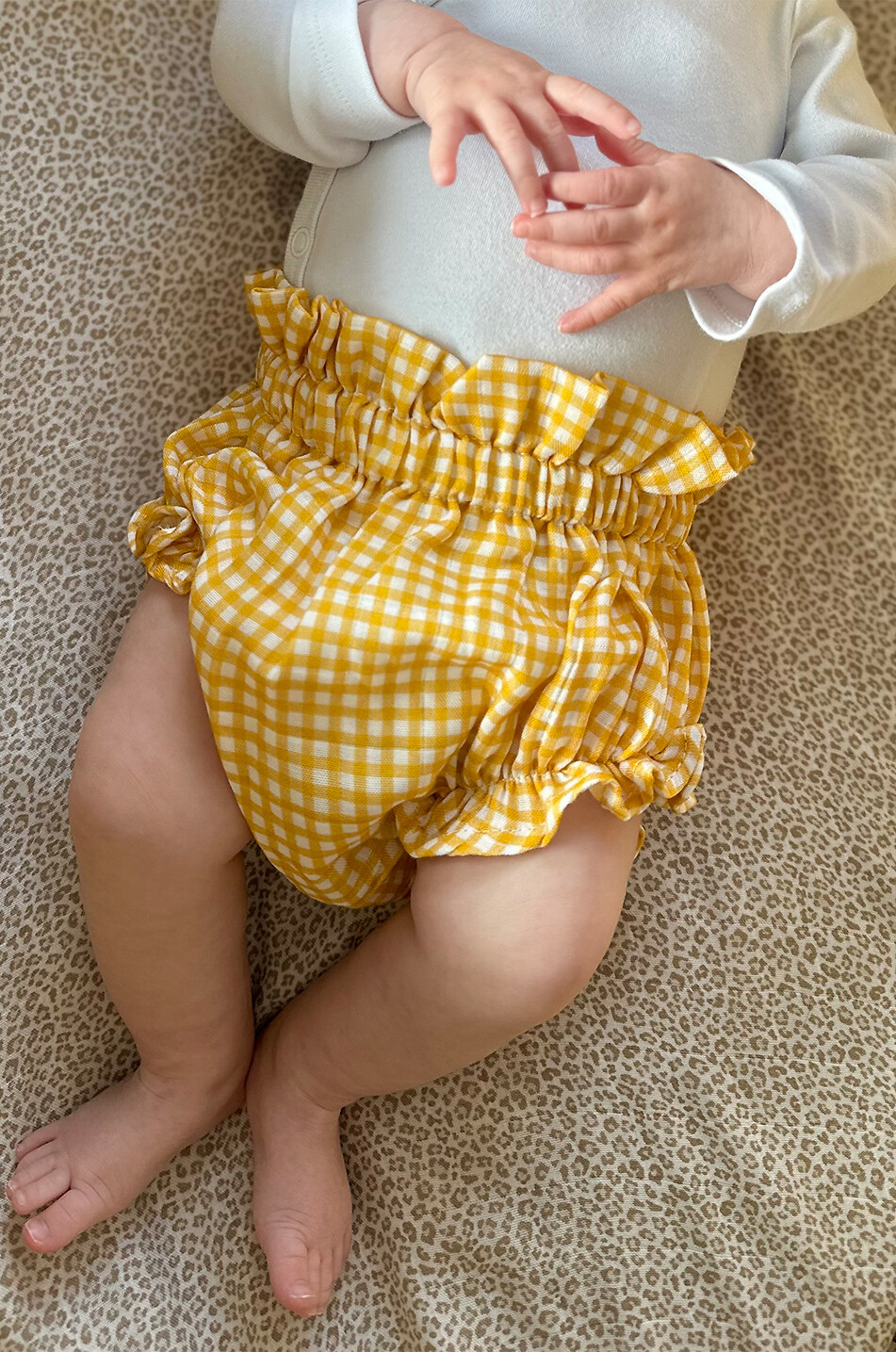 JOLI NOUS Bloomer bébé Rayé Bébé JAUNE 3