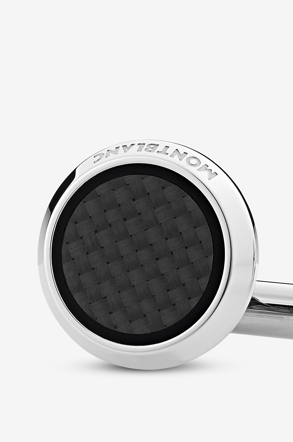 MONTBLANC Runde Manschettenknöpfe mit Karbon Montblanc Extreme 2.0 Herren SILBER 3