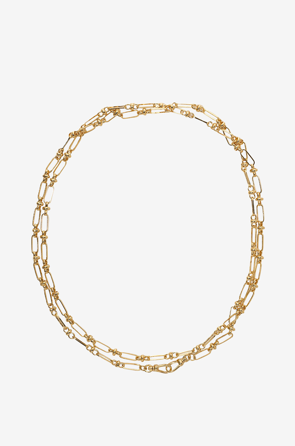 Doppelte goldene Halskette Catenacciu