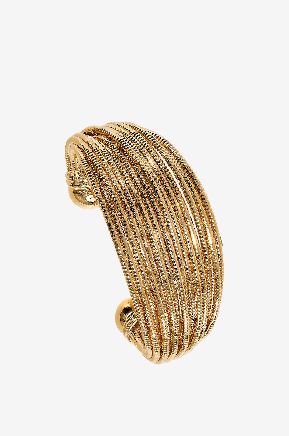 UCCIANI Dicker goldener Armreif Oru Damen GOLDEN 2
