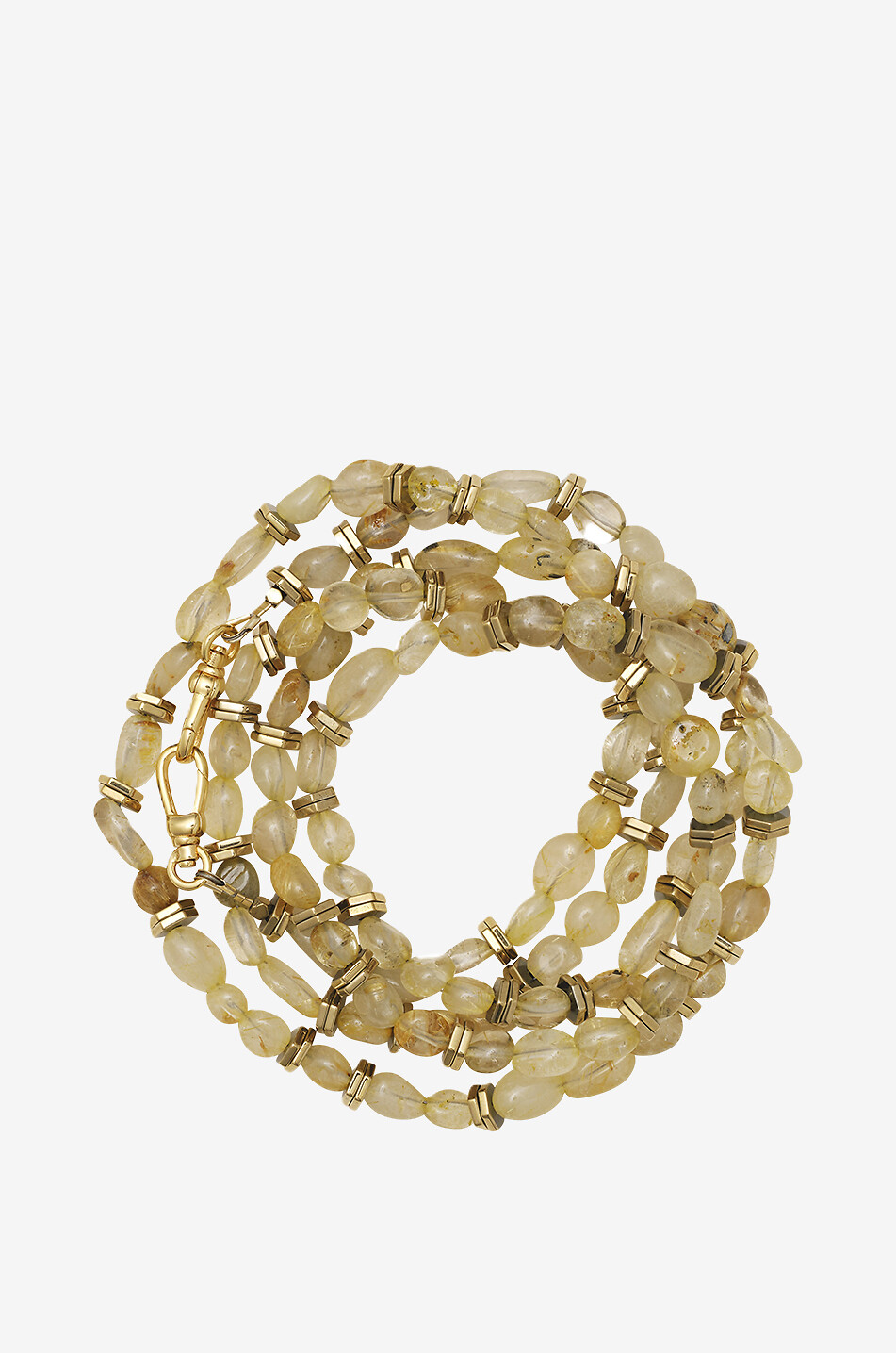 UCCIANI Sautoir en pierres Willard Femme JAUNE CLAIR 2