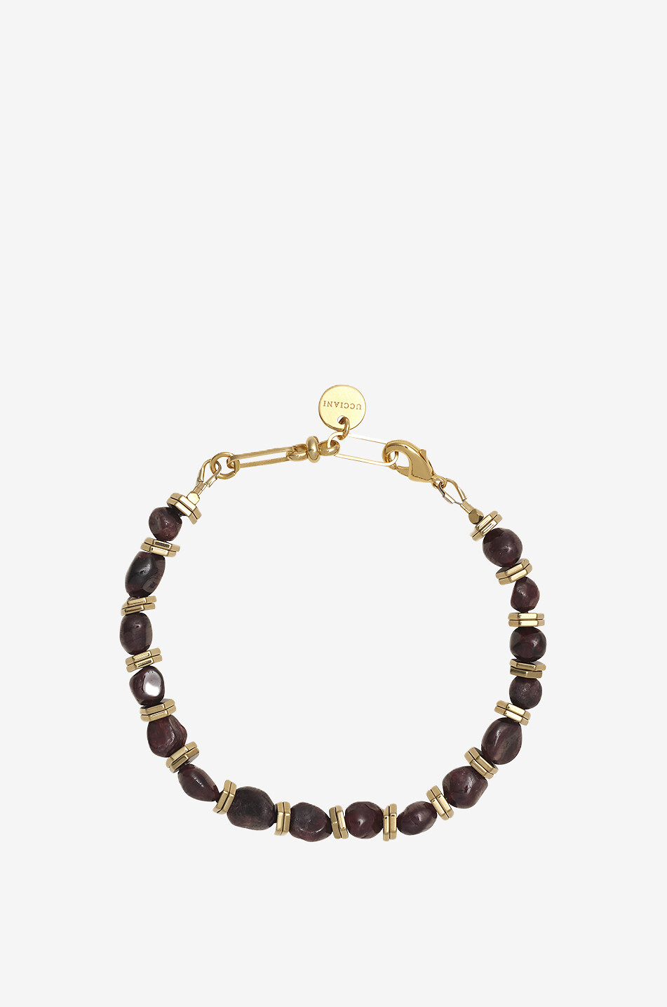 UCCIANI Bracelet en pierres Willard Femme ROUGE FONCÉ 1